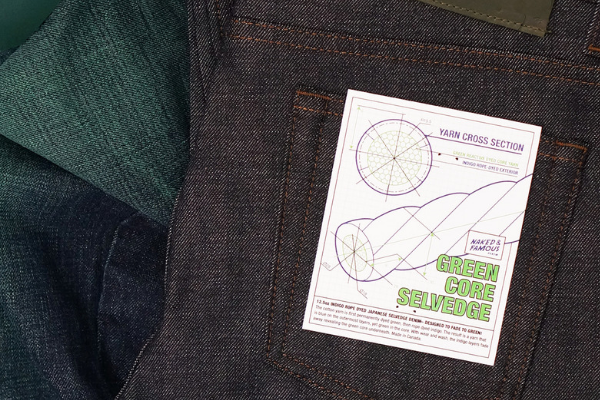 Selvedge Denim Designed To Fade Green!