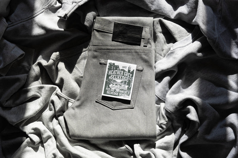 Heather Grey Selvedge: Blended Before Spinning