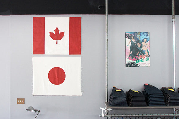 In-store: Handmade Flags of Canada and Japan