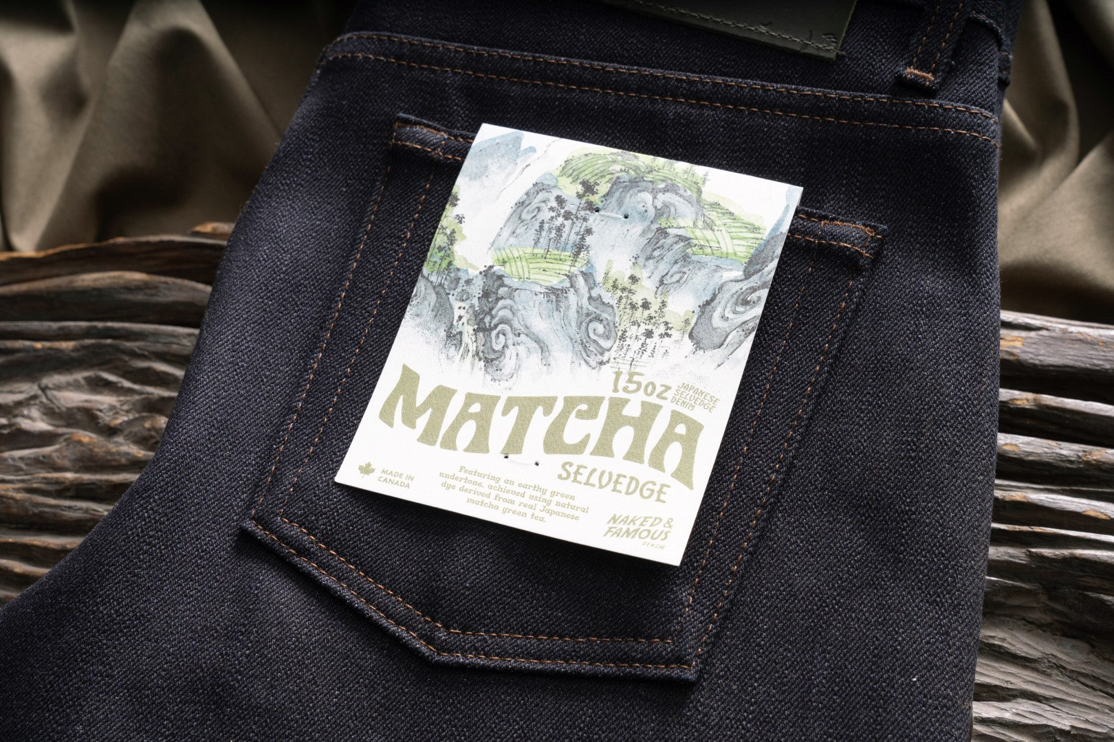 Matcha Dyed Selvedge Collection