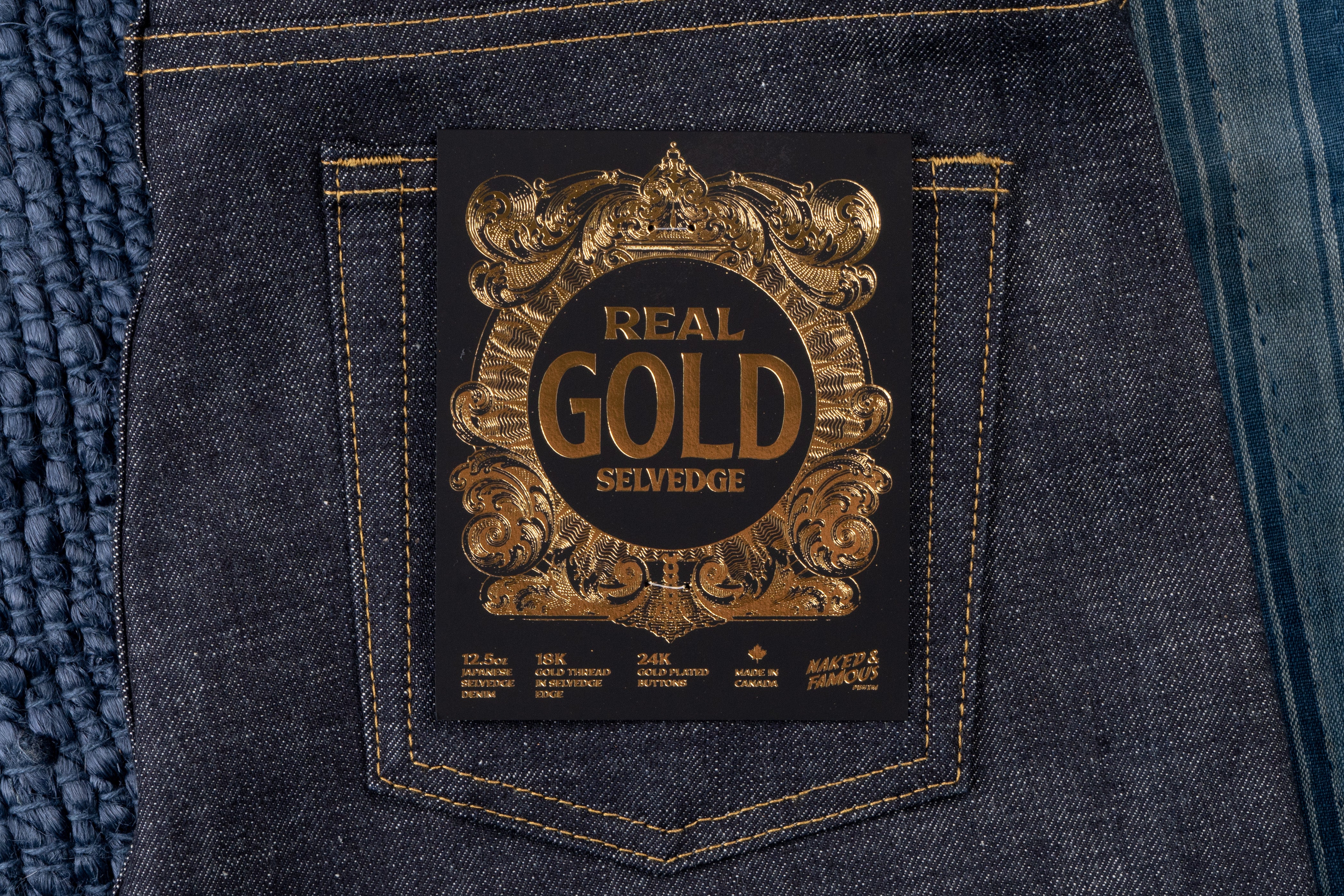 Real Gold Selvedge