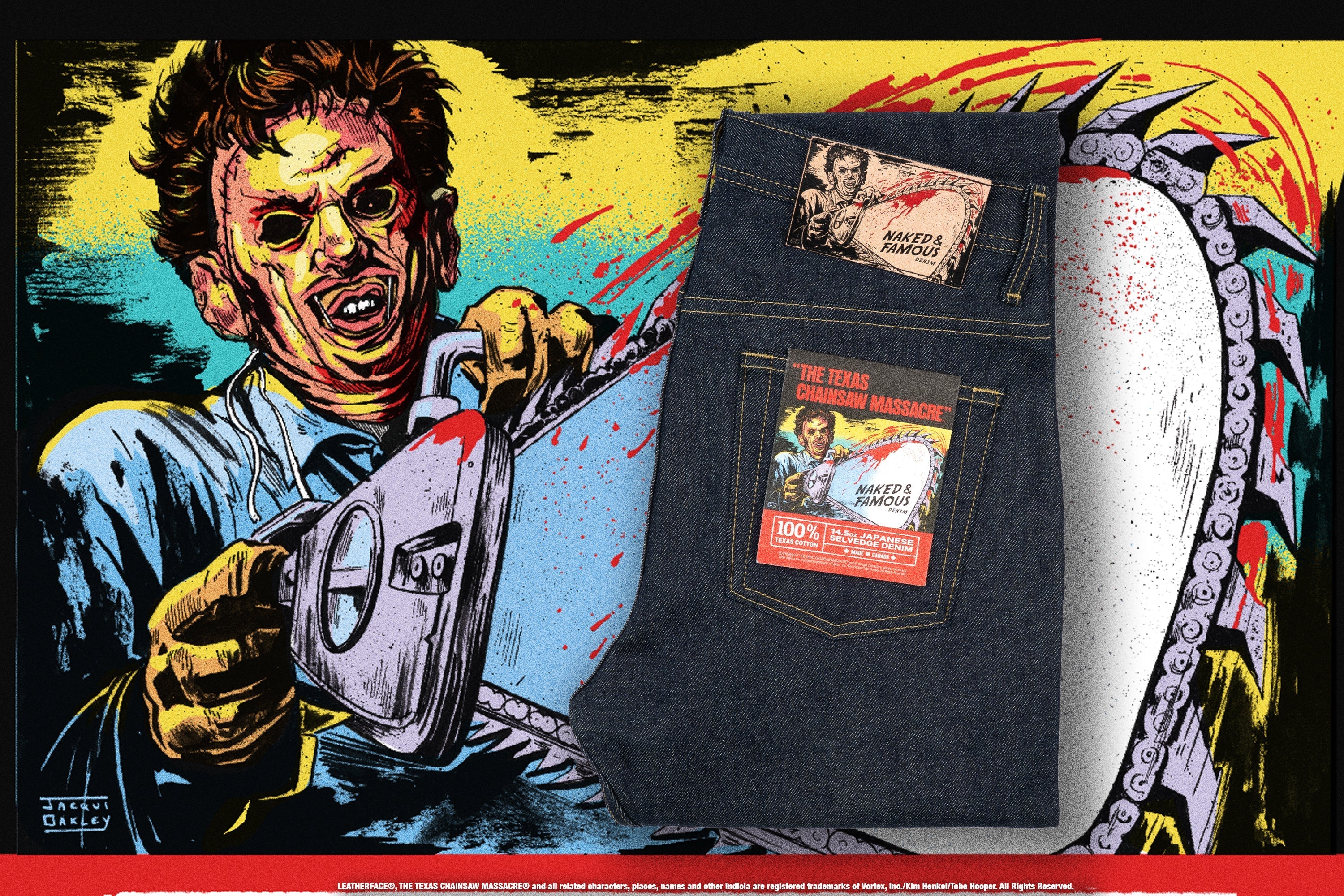 Leatherface Selvedge: A Tribute to Raw Horror and Texas Cotton