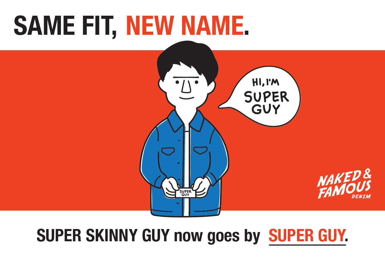Super Skinny Guy now goes by Super Guy.