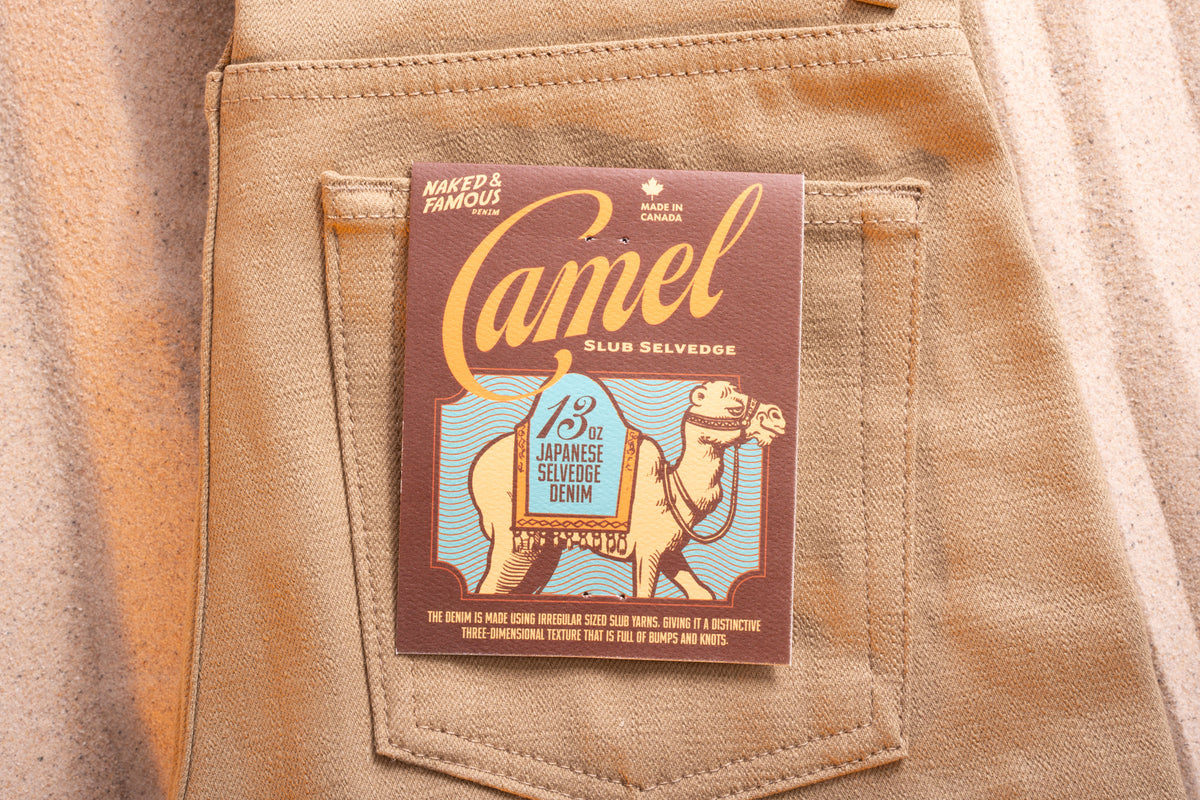 Warm Up Your Autumn Style With The Camel Slub Selvedge