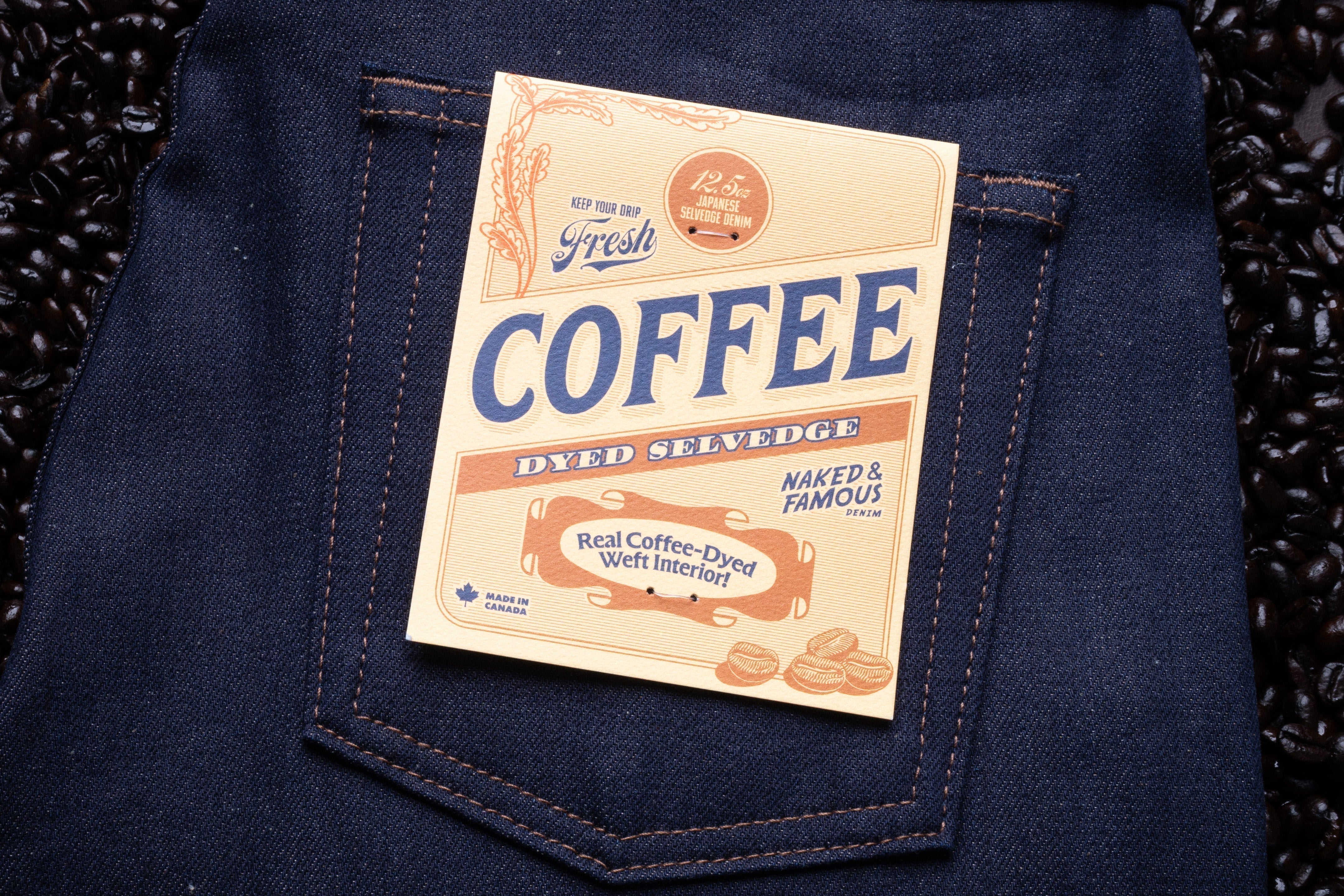 A Fresh Brew in Denim: Coffee-Dyed Selvedge