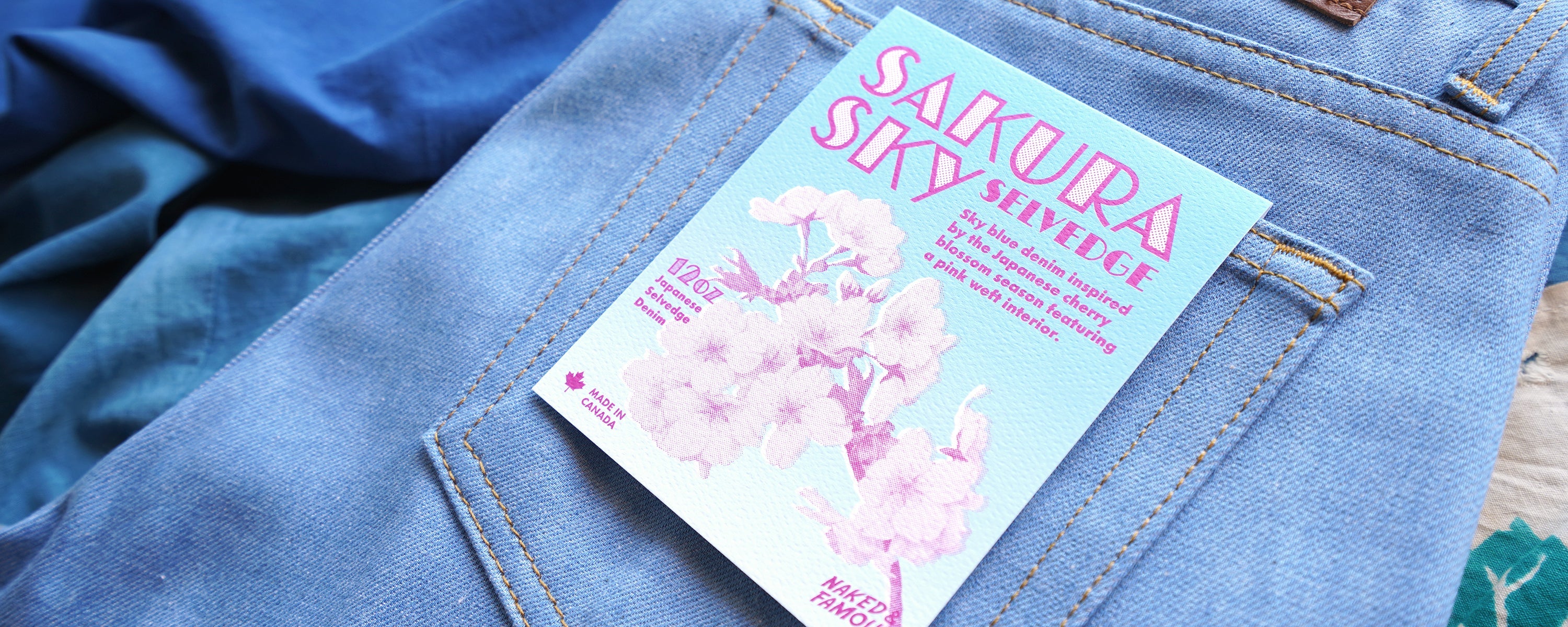Sakura Sky Selvedge