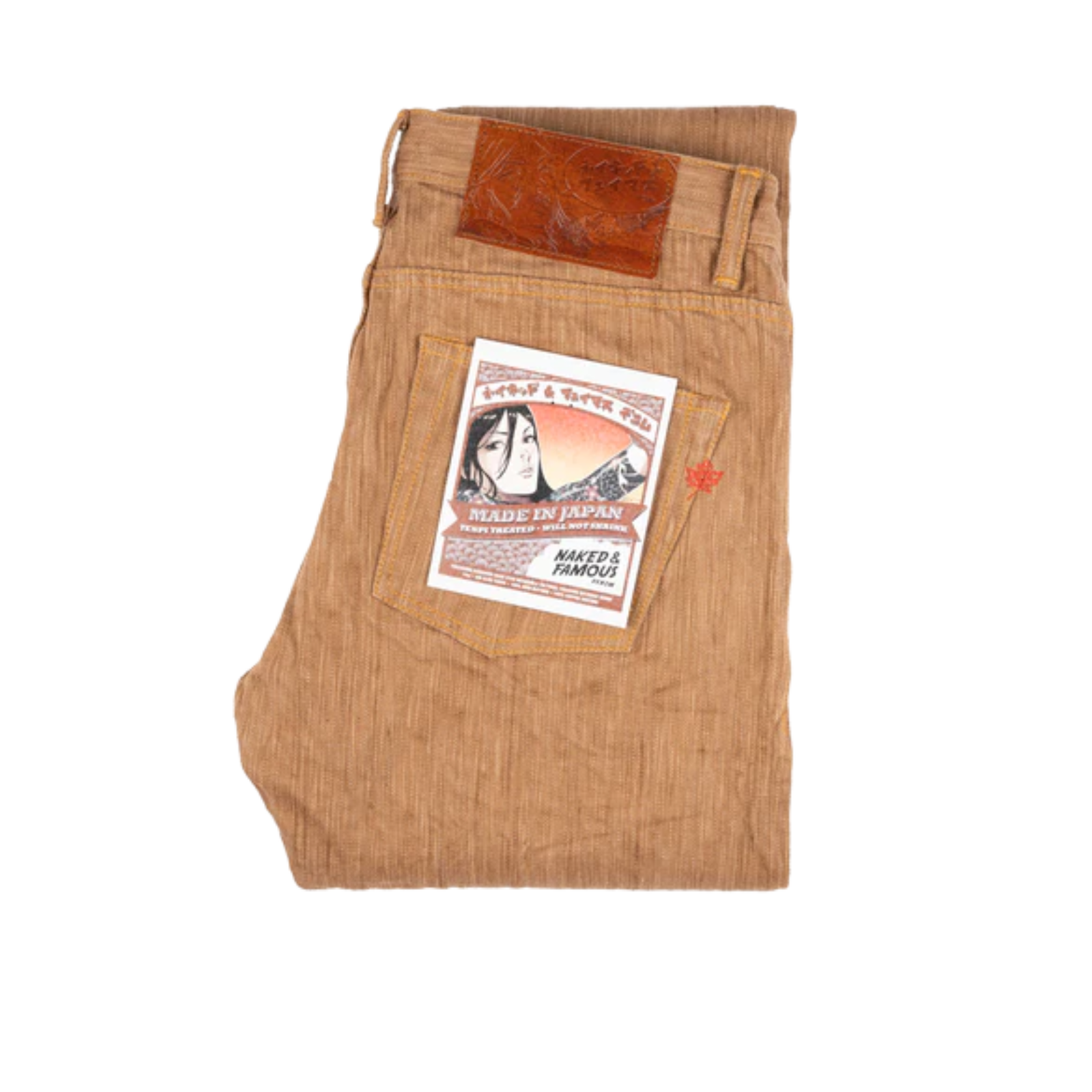 MIJ11 - Kakishibu Hand Dyed Selvedge