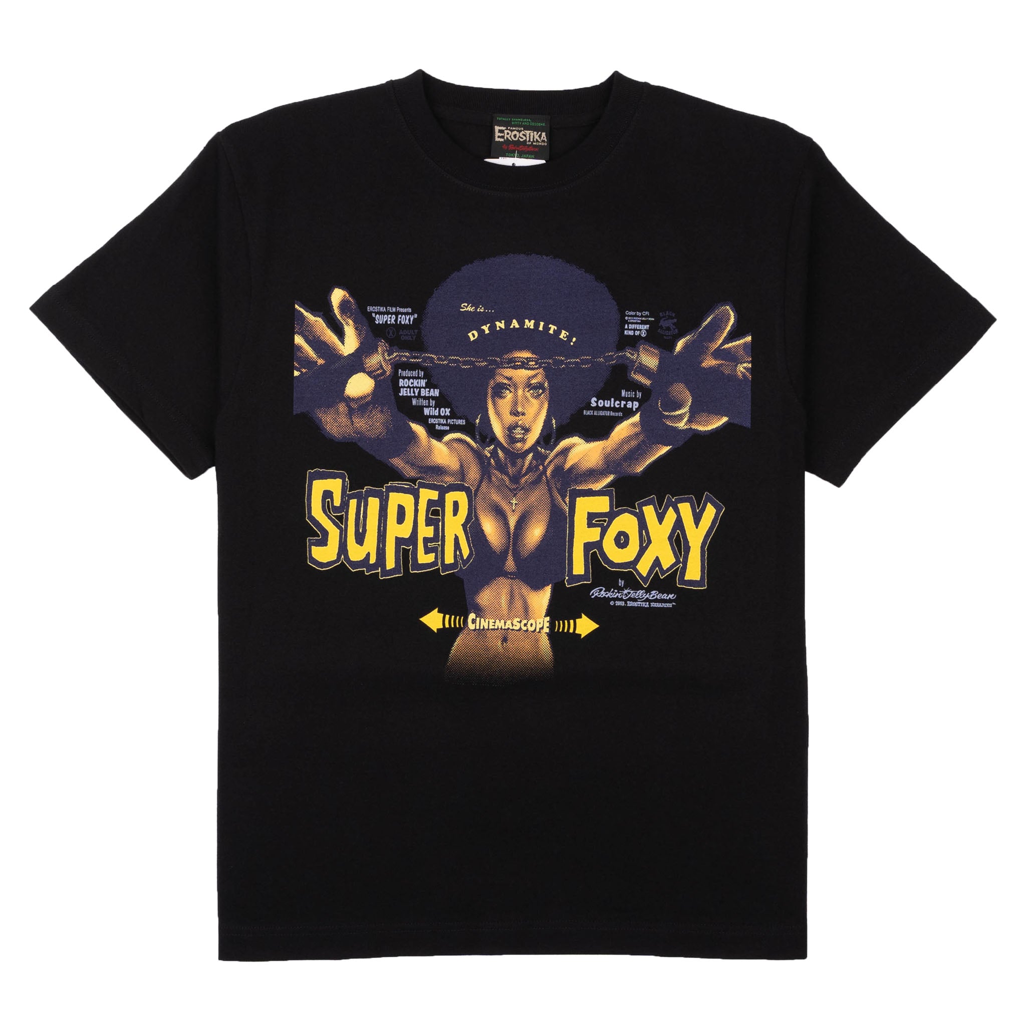 Super Foxy T-Shirt - Black by Erostika by Rockin'Jelly Bean