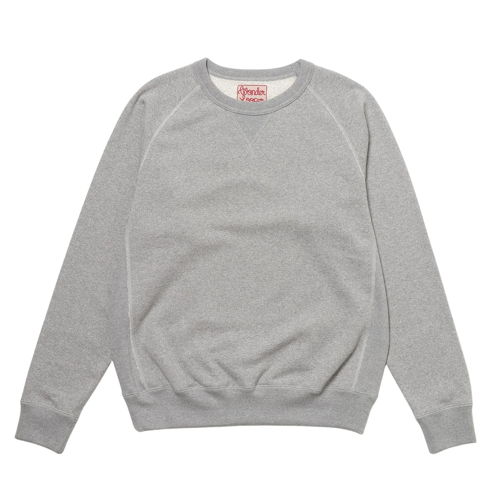 Pullover Crewneck - Super Looper French Terry - Heather Grey by Wonder Looper