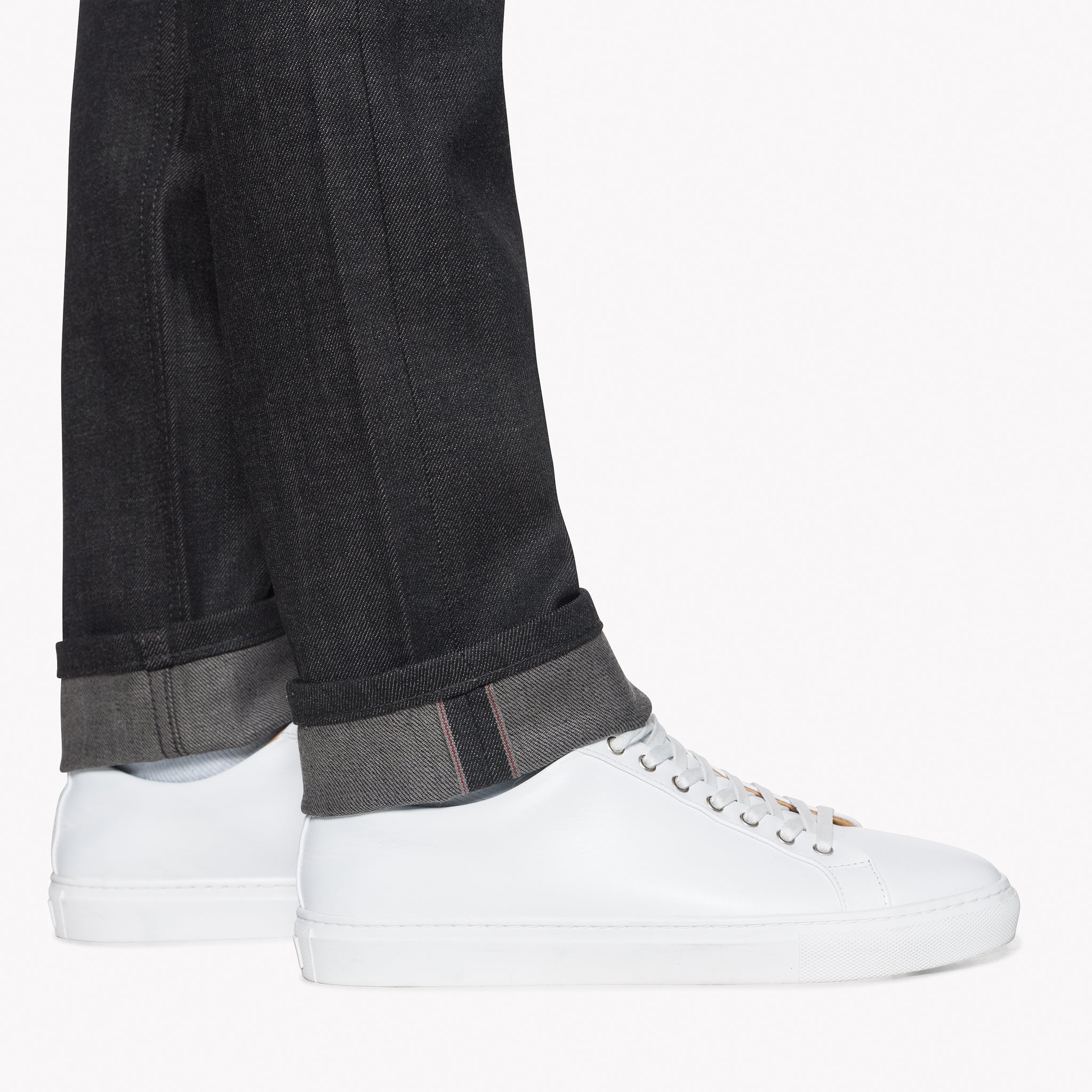 Weird Guy - Black x Grey Stretch Selvedge by Naked & Famous Denim