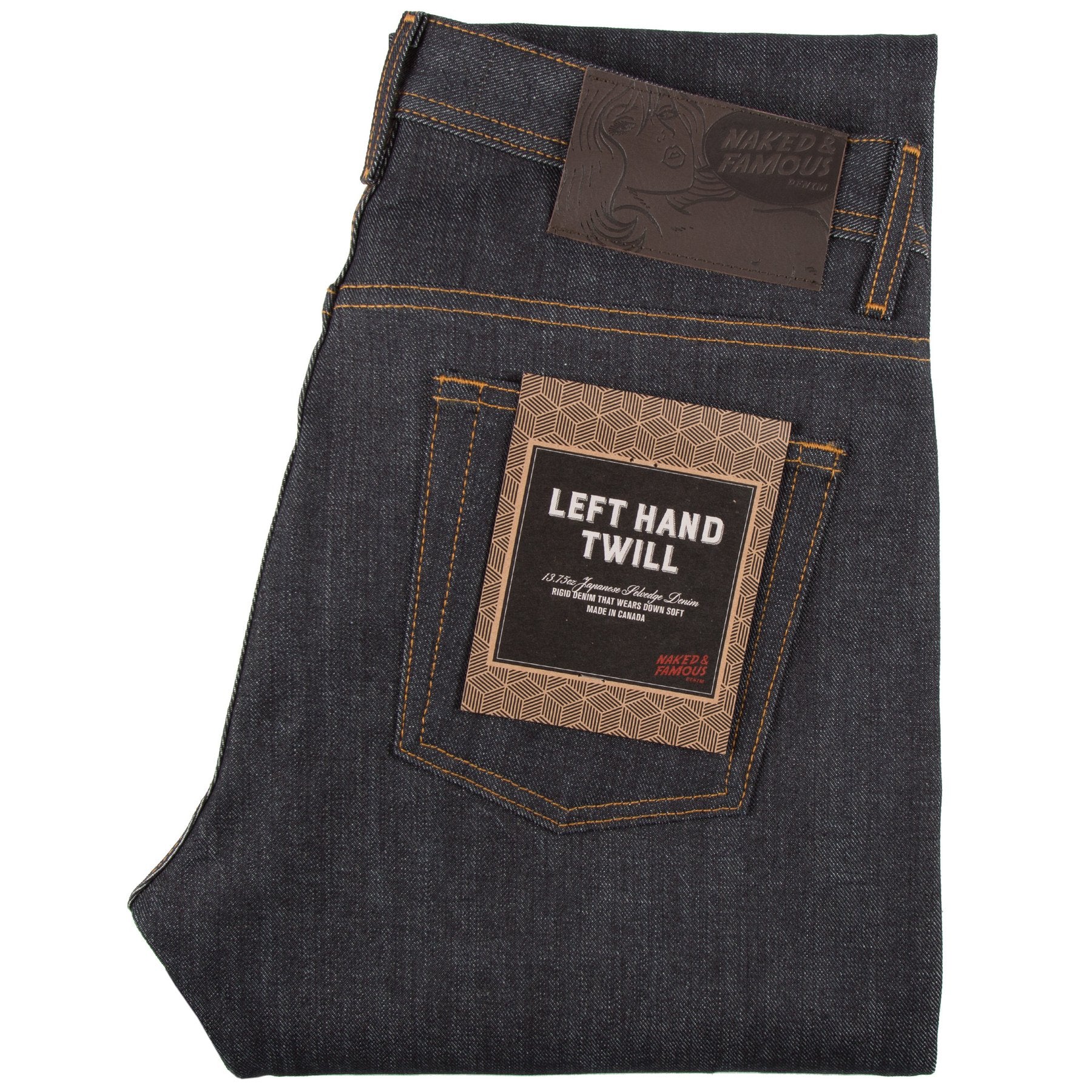 Weird Guy - Left Hand Twill Selvedge - 36" Long Inseam by Naked & Famous Denim