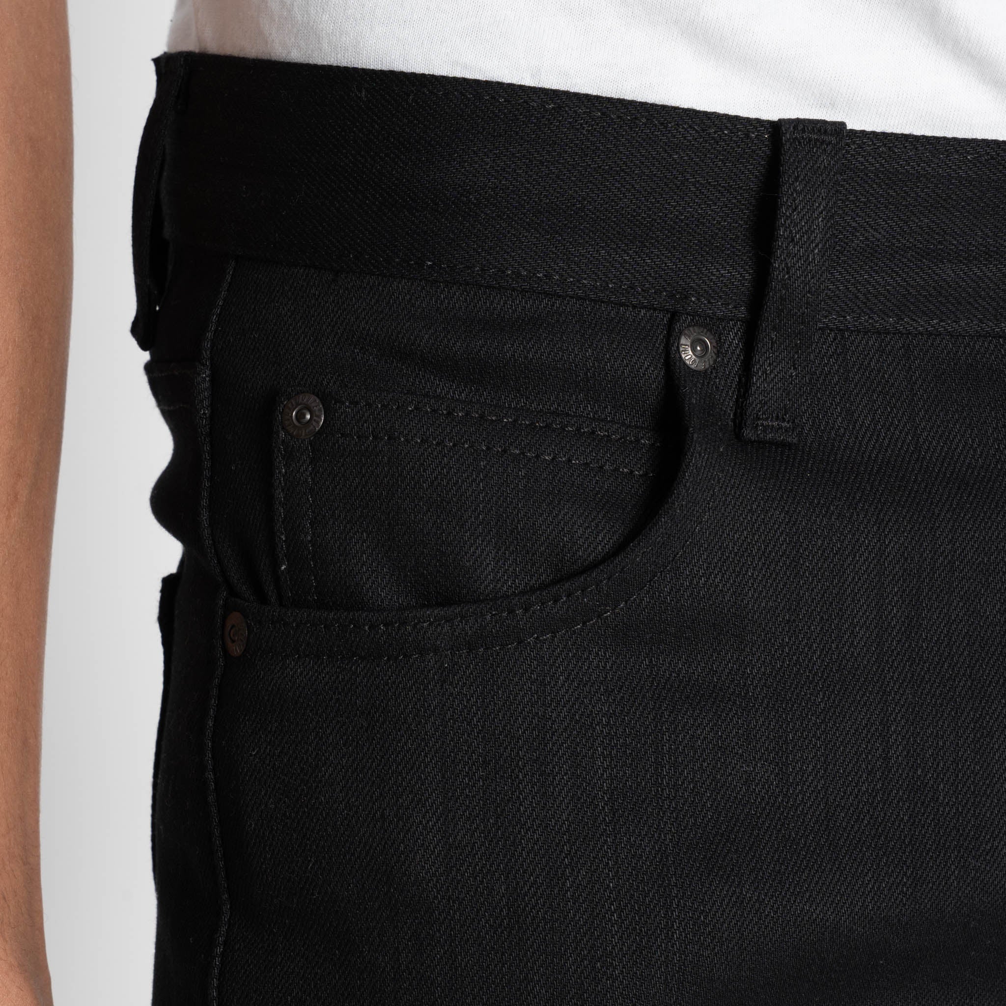 Super Guy - Black Power Stretch by Naked & Famous Denim