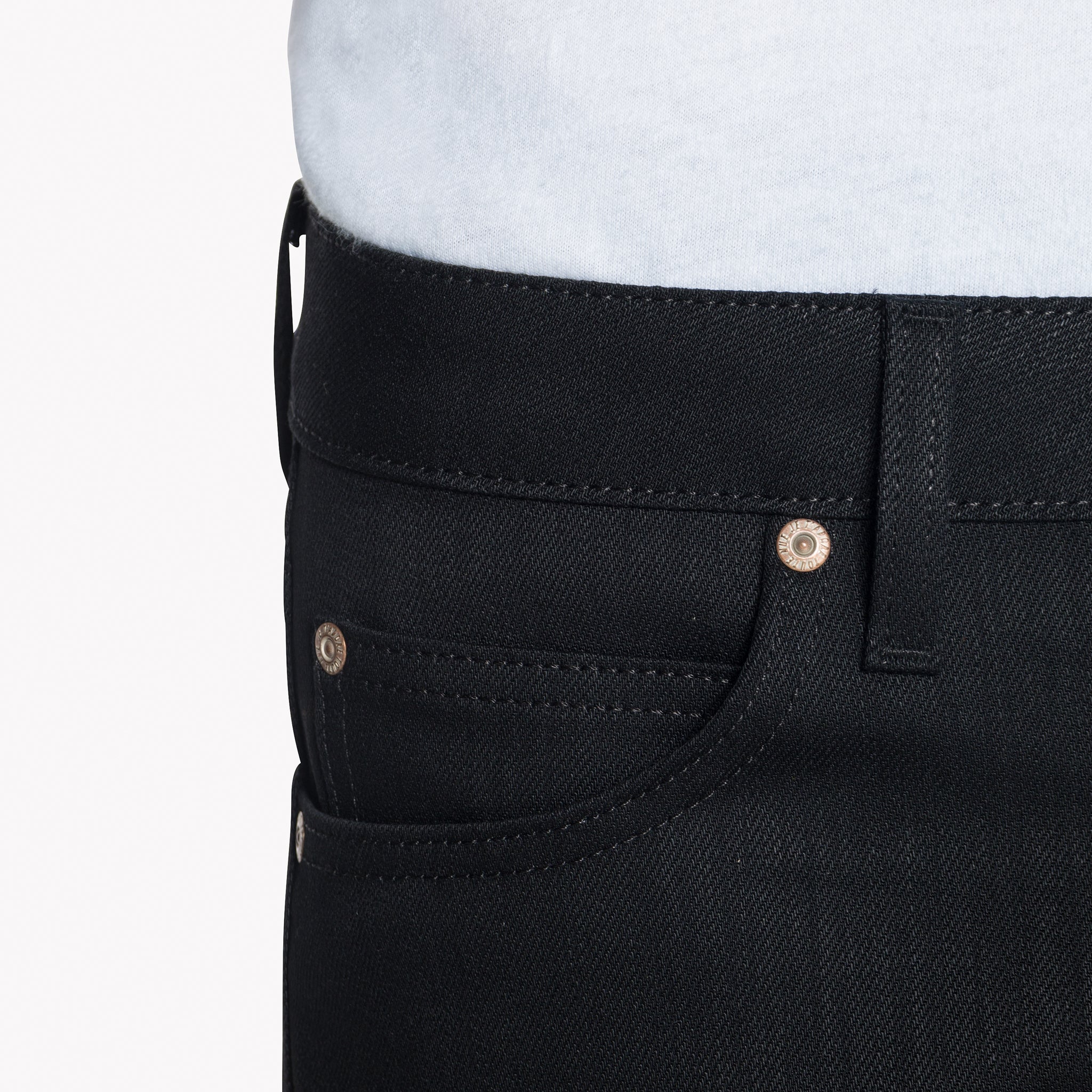 Skinny Guy - Black Power Stretch by Naked & Famous Denim