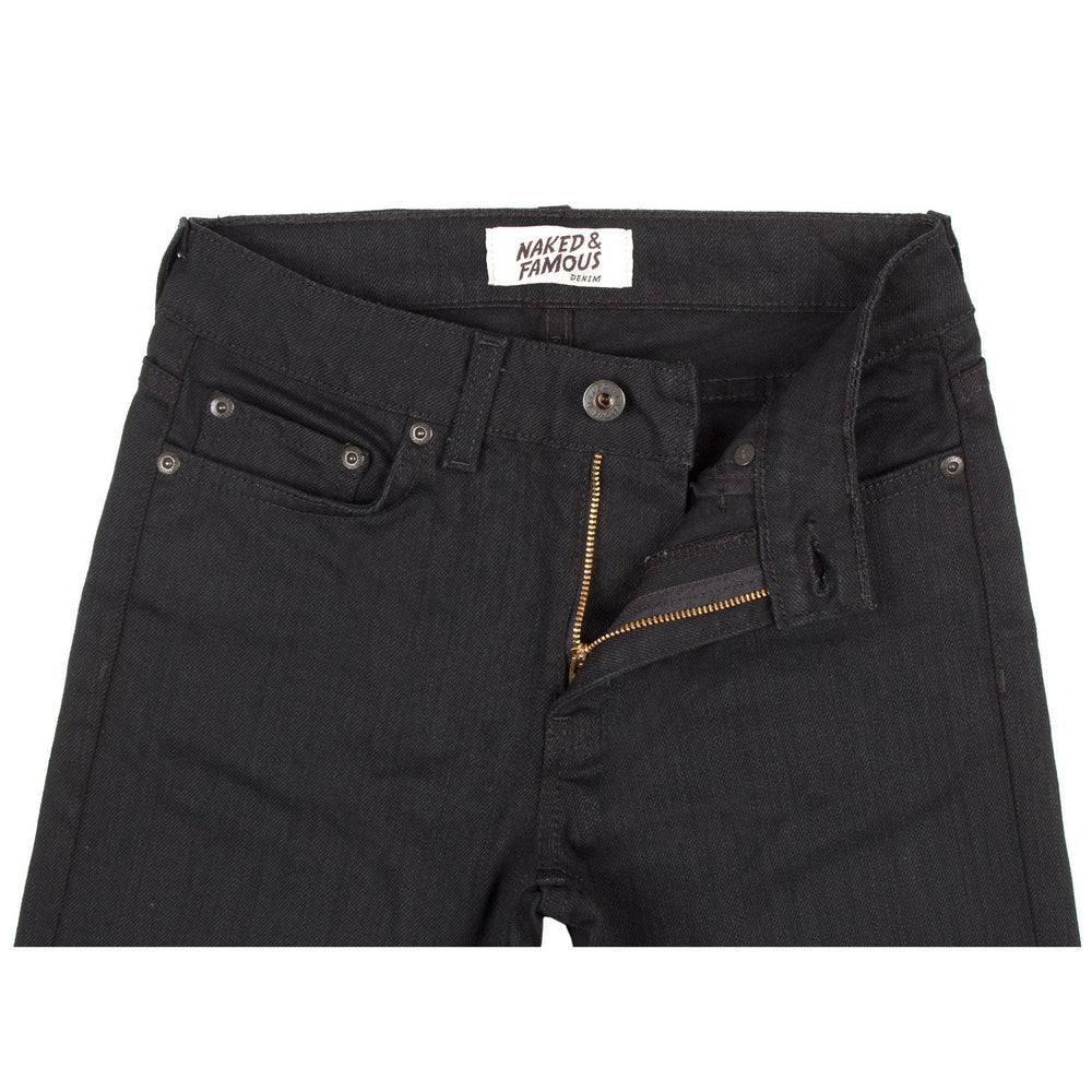 Skinny - Black Power Stretch by Naked & Famous Denim