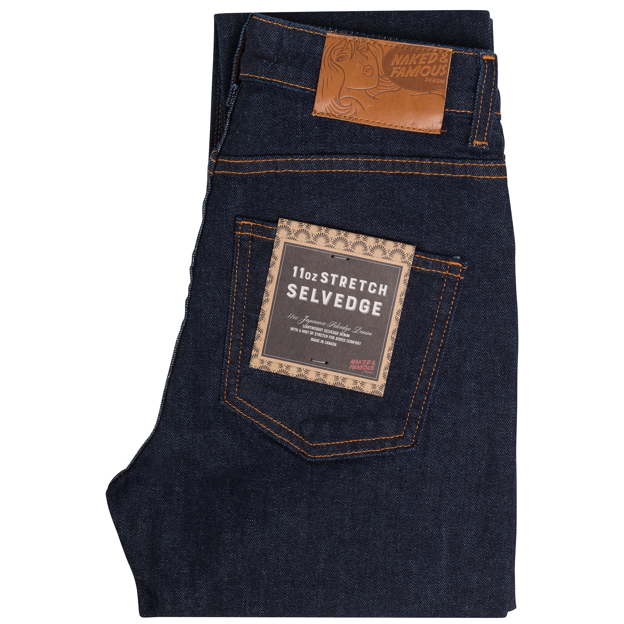 Women's - High Skinny - 11oz Stretch Selvedge by Naked & Famous Denim