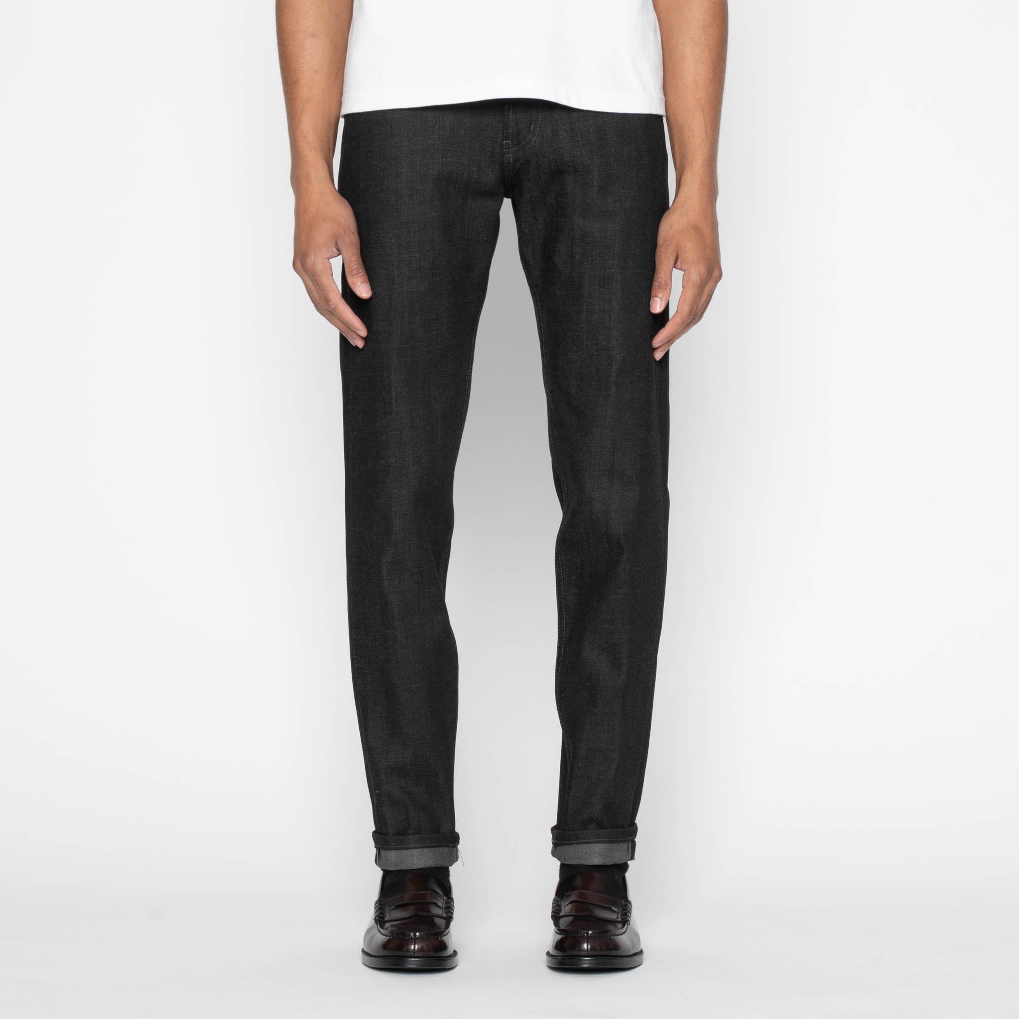 Easy Guy - Black x Grey Stretch Selvedge by Naked & Famous Denim