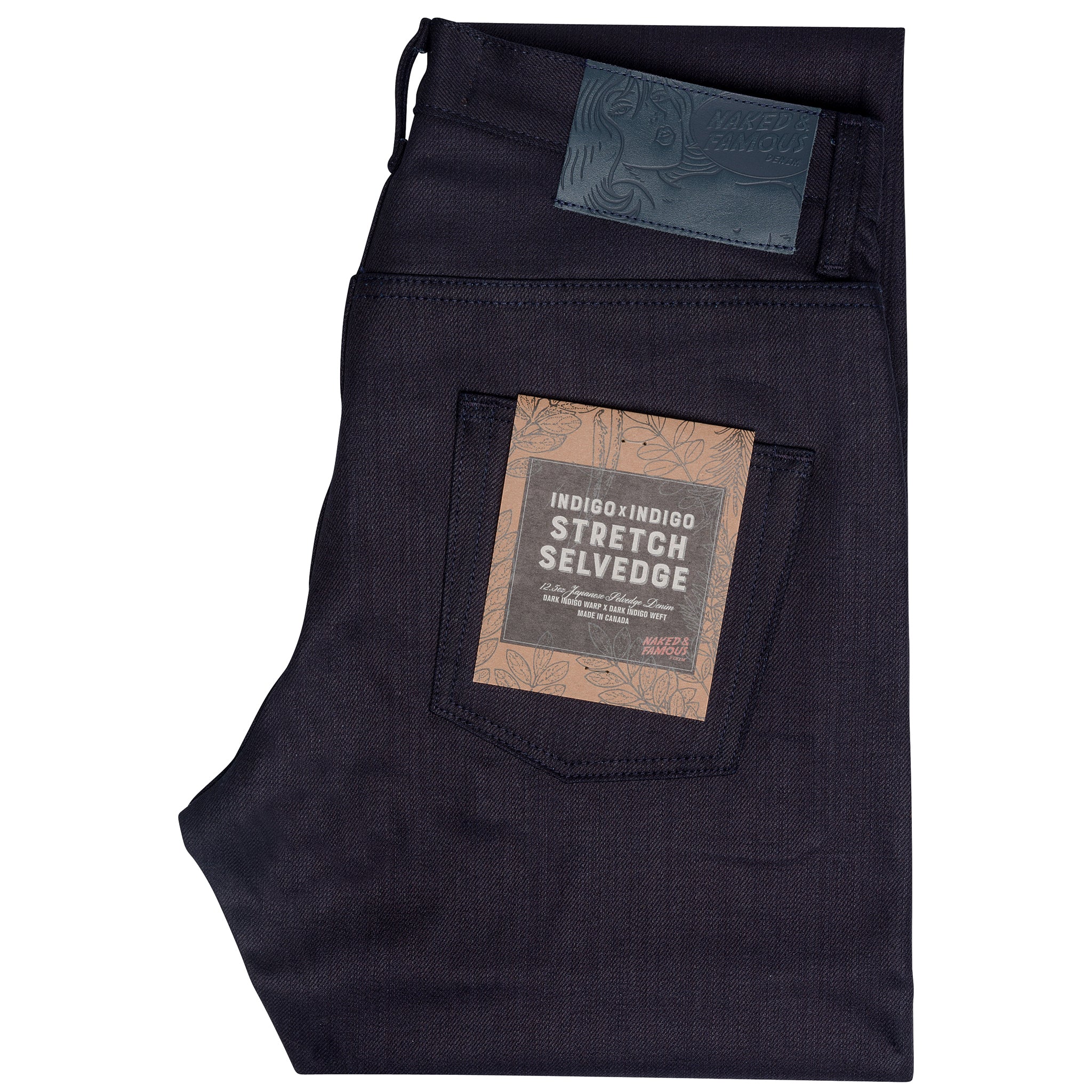 Easy Guy - Indigo / Indigo Stretch Selvedge by Naked & Famous Denim