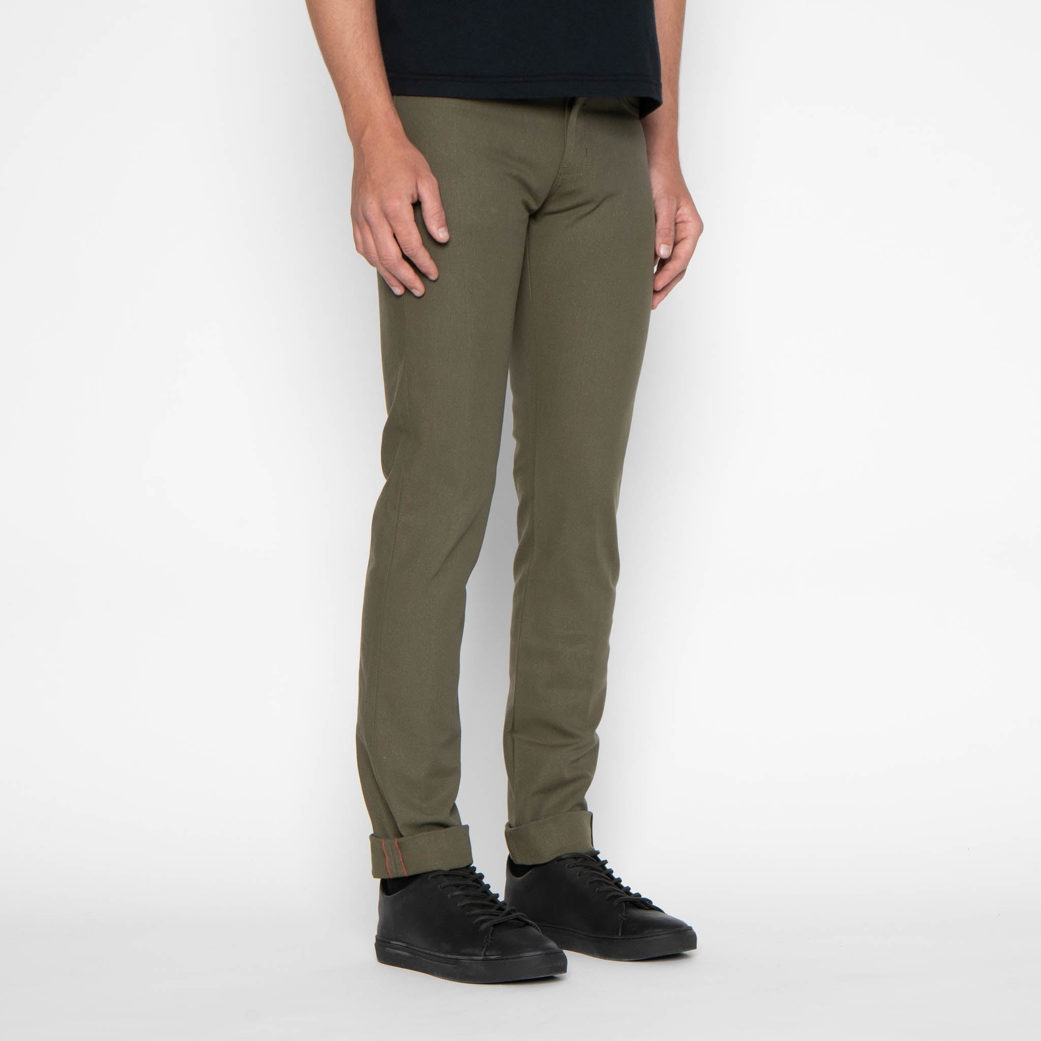 Super Guy - Army Green Duck Selvedge by Naked & Famous Denim