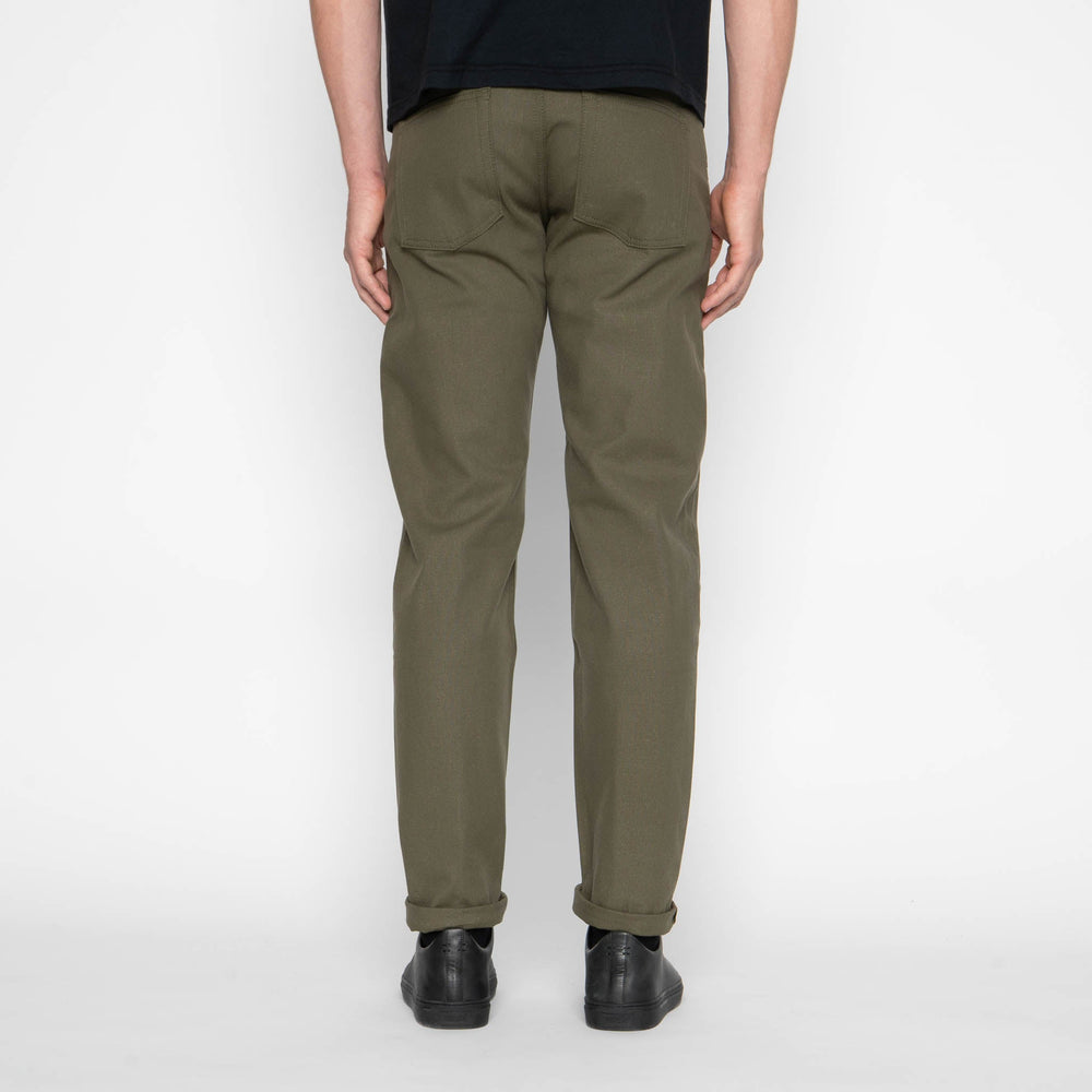 Easy Guy - Army Green Duck Selvedge by Naked & Famous Denim