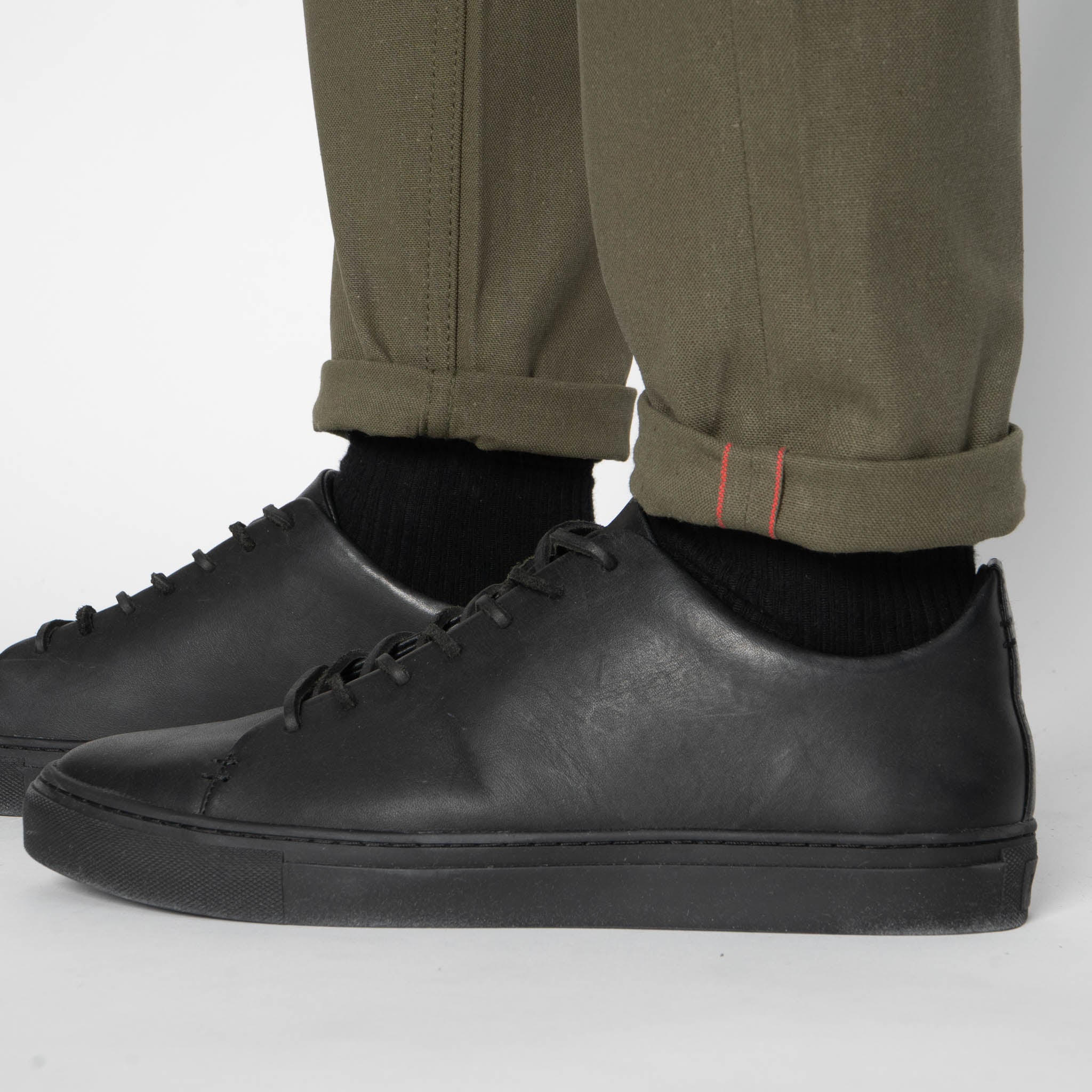 Easy Guy - Army Green Duck Selvedge by Naked & Famous Denim