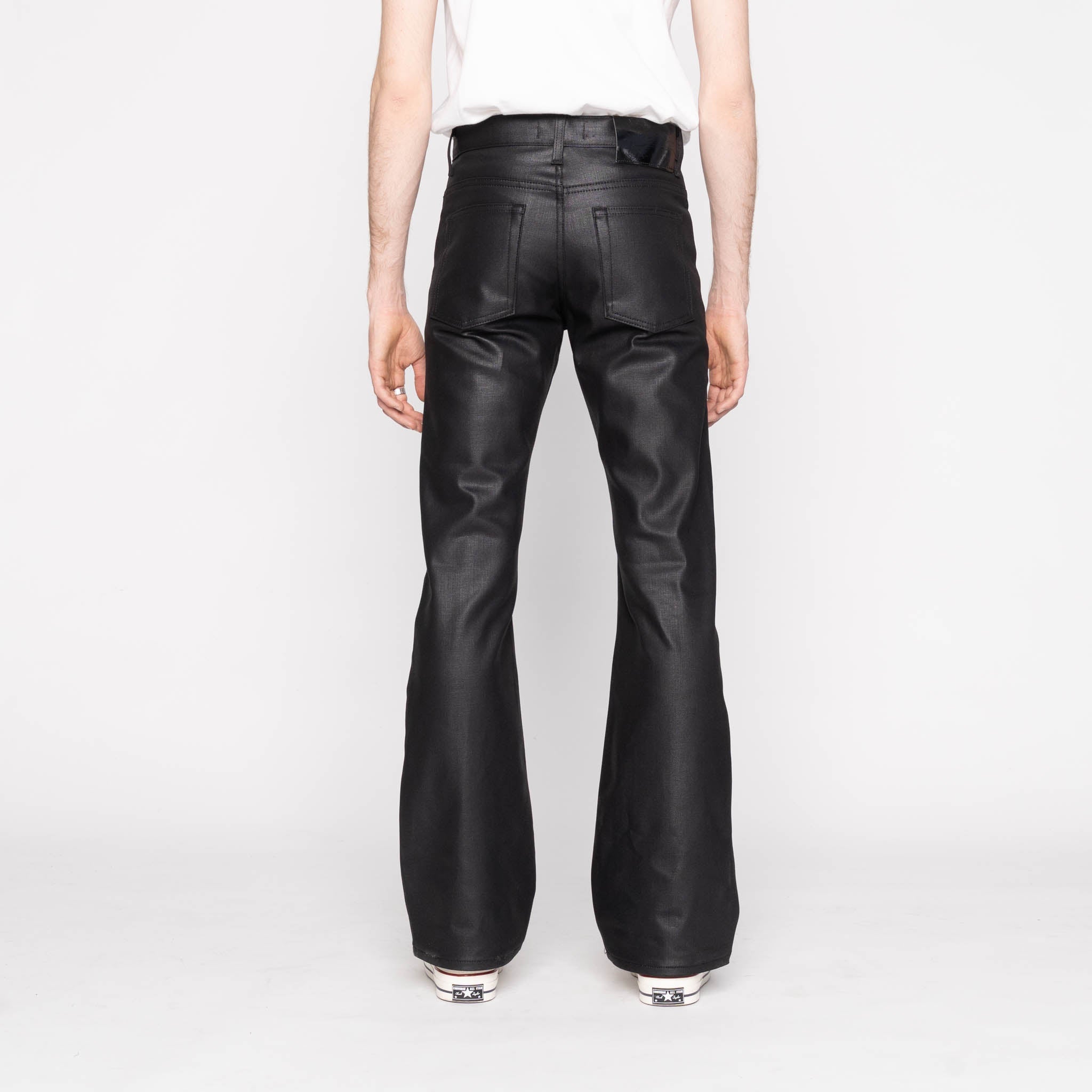 Groovy Guy - Wax Coated Black Stretch by Naked & Famous Denim
