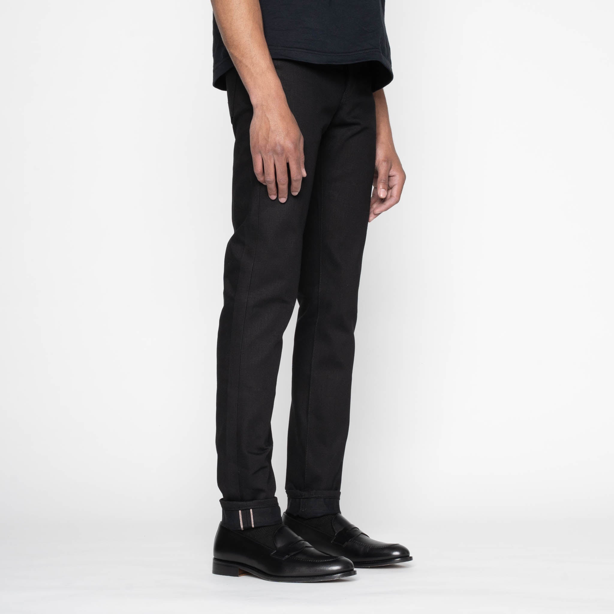 Super Guy - Solid Black Selvedge by Naked & Famous Denim