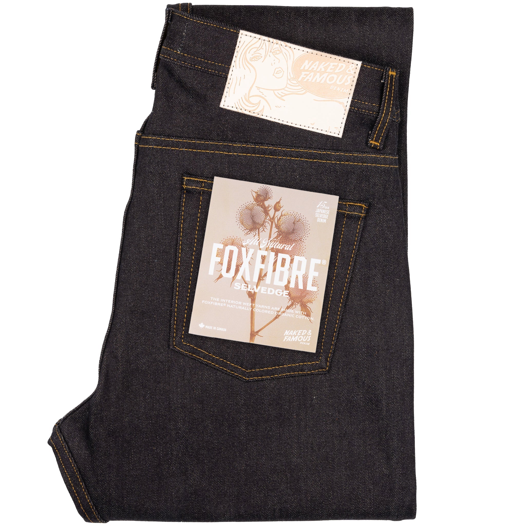 Easy Guy - All Natural Foxfibre® Selvedge by Naked & Famous Denim