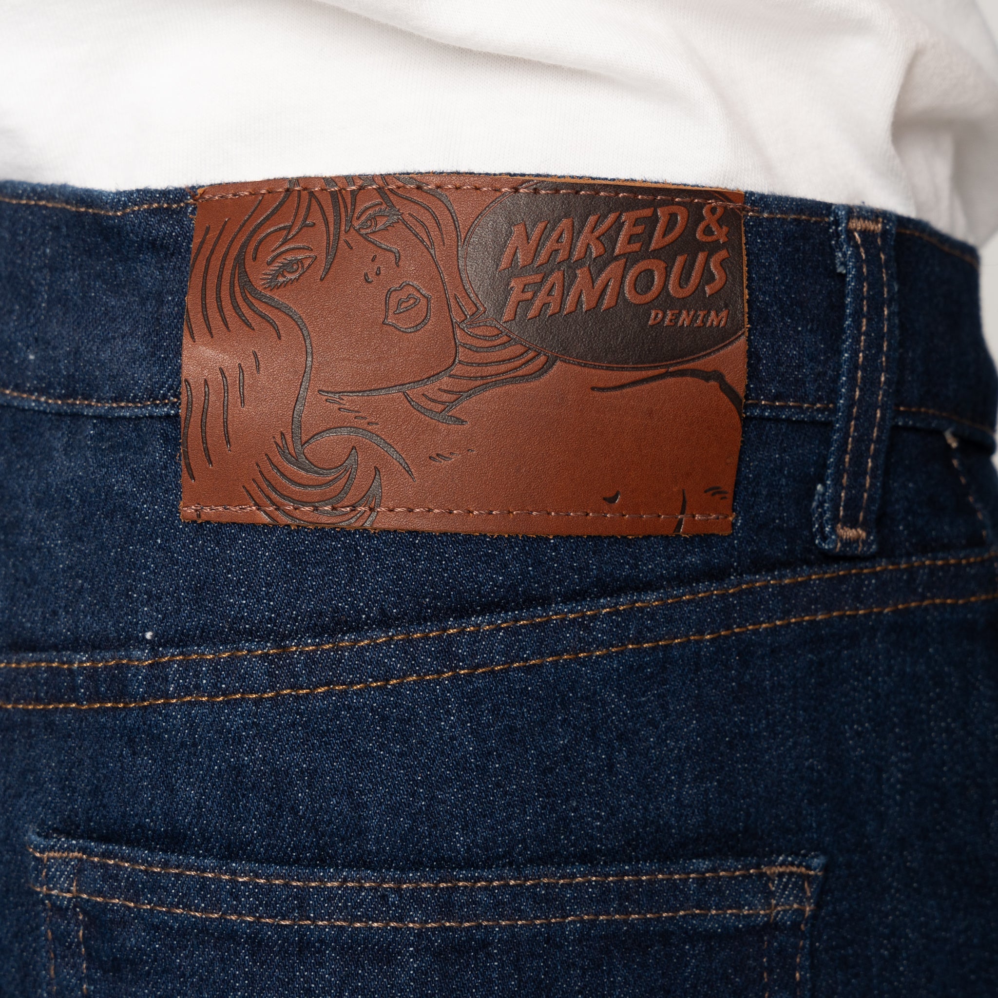 Stacked Guy - Blue Comfort Stretch Selvedge by Naked & Famous Denim