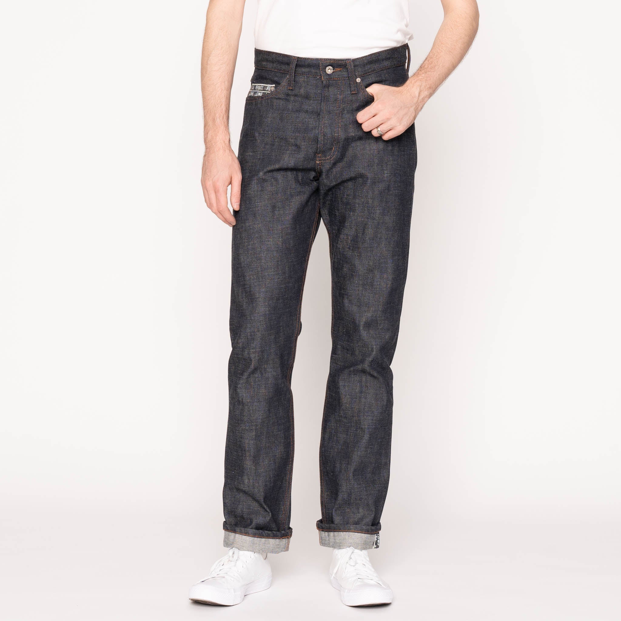 True Guy - Love & Peace Selvedge by Naked & Famous Denim