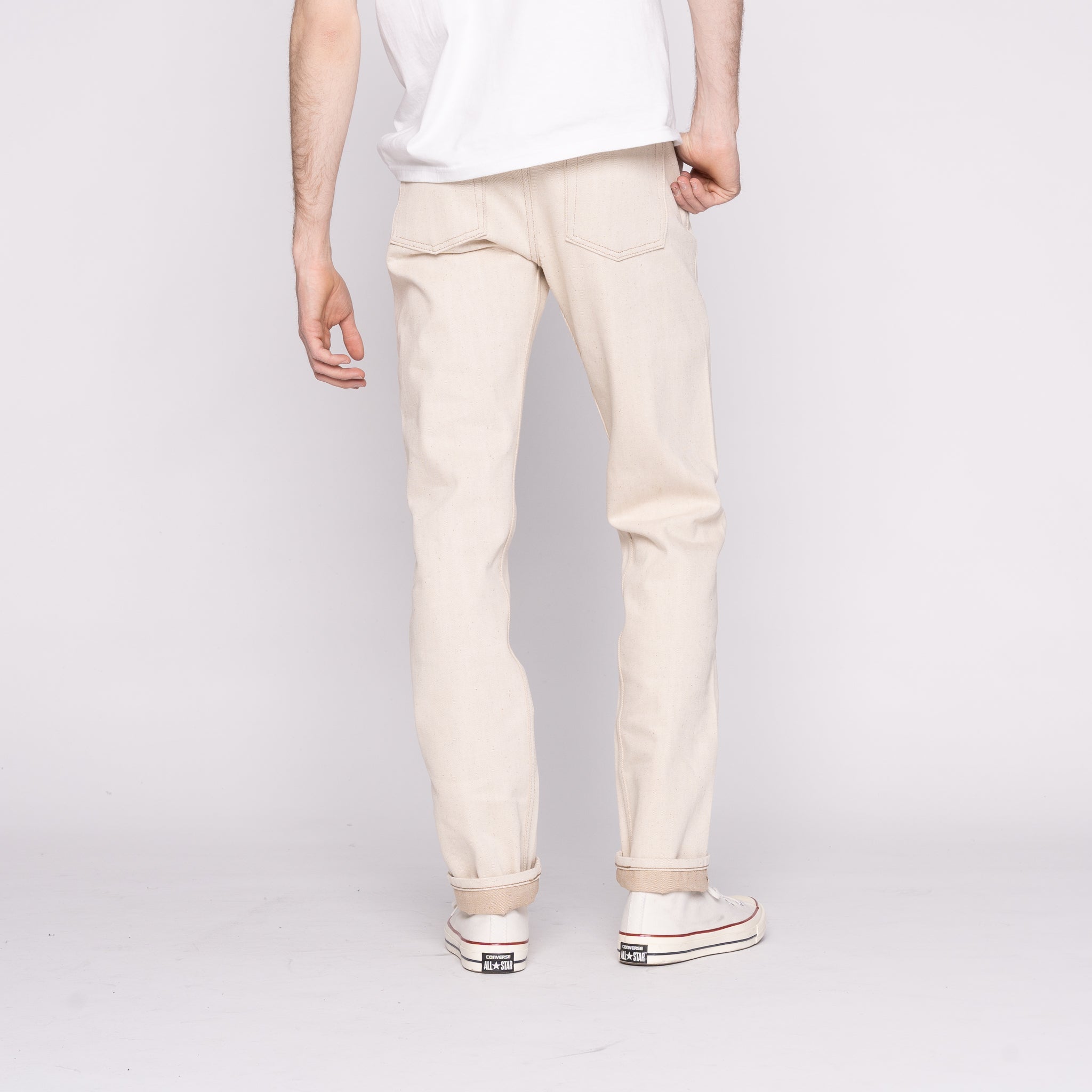 Weird Guy - All Natural Ecru Foxfibre® Selvedge by Naked & Famous Denim