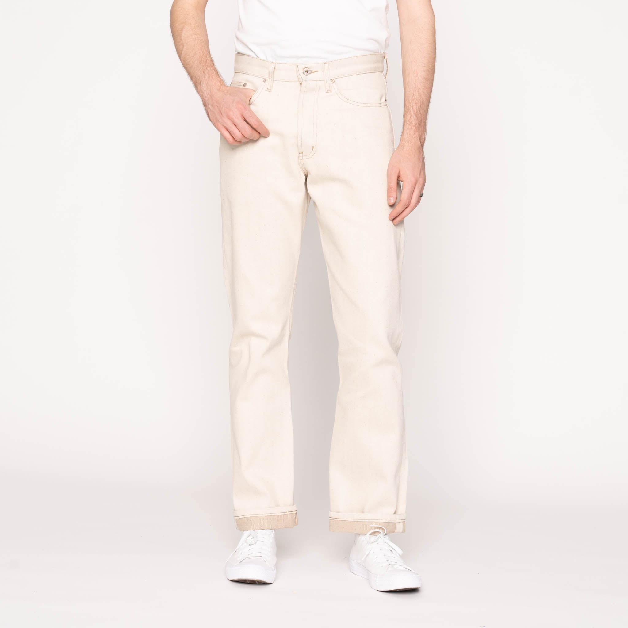 True Guy - All Natural Ecru Foxfibre® Selvedge by Naked & Famous Denim