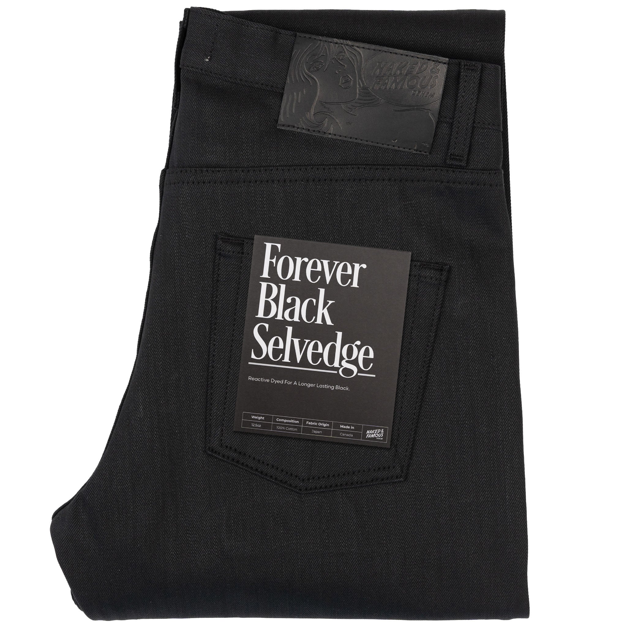 Easy Guy - Forever Black Selvedge by Naked & Famous Denim