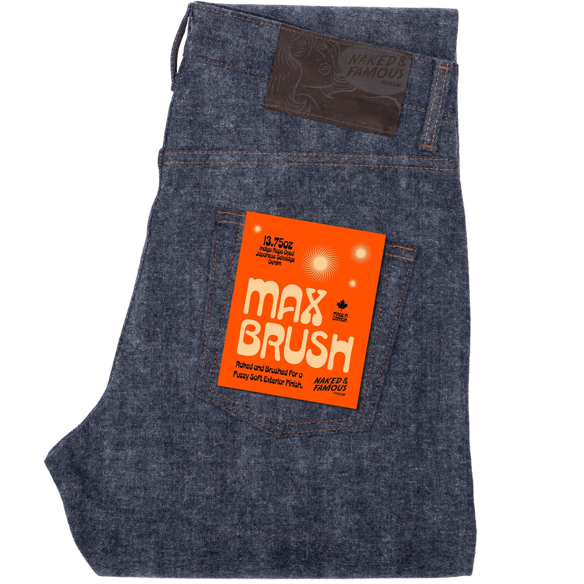 Easy Guy - Max Brush Selvedge - Indigo by Naked & Famous Denim