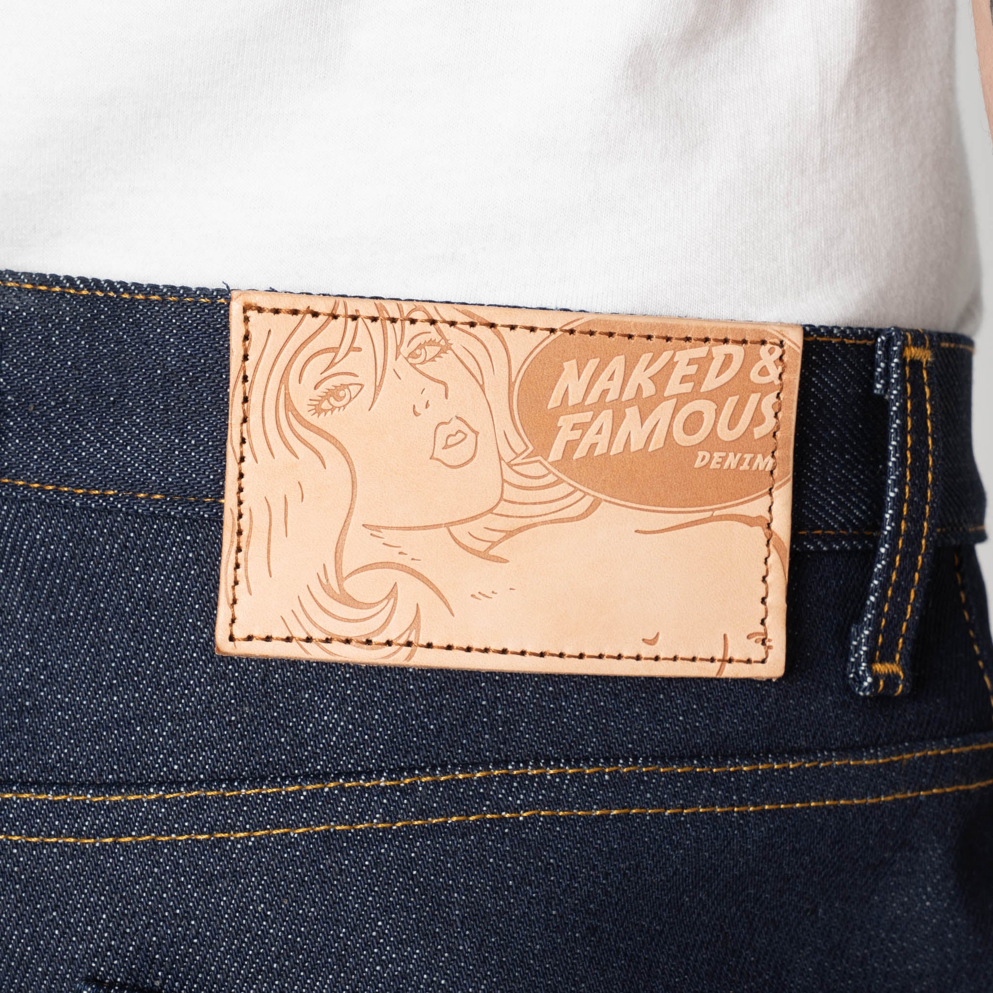 Super Guy - Elephant 14 - Dirty Elephant Selvedge by Naked & Famous Denim