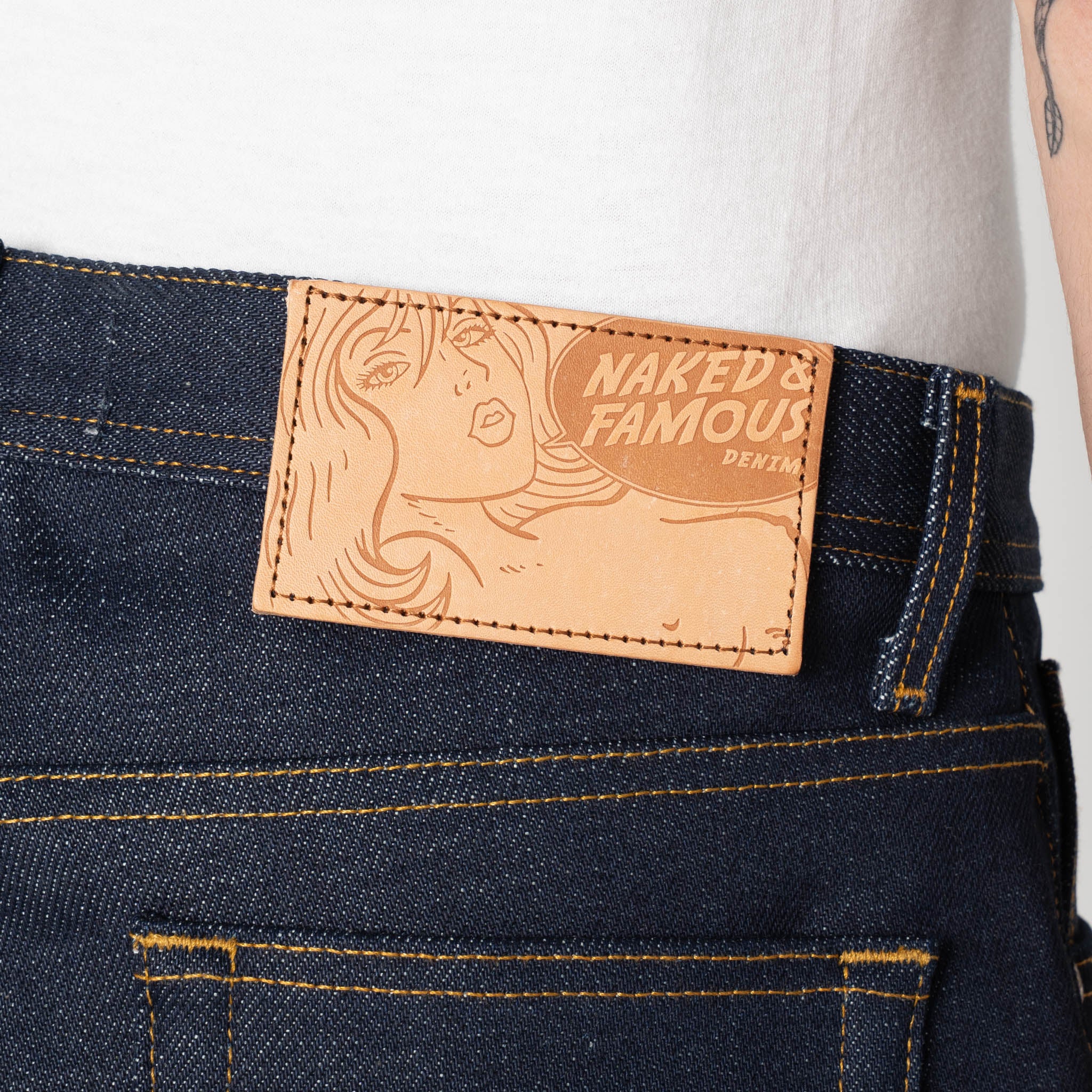 Weird Guy - Elephant 14 - Dirty Elephant Selvedge by Naked & Famous Denim