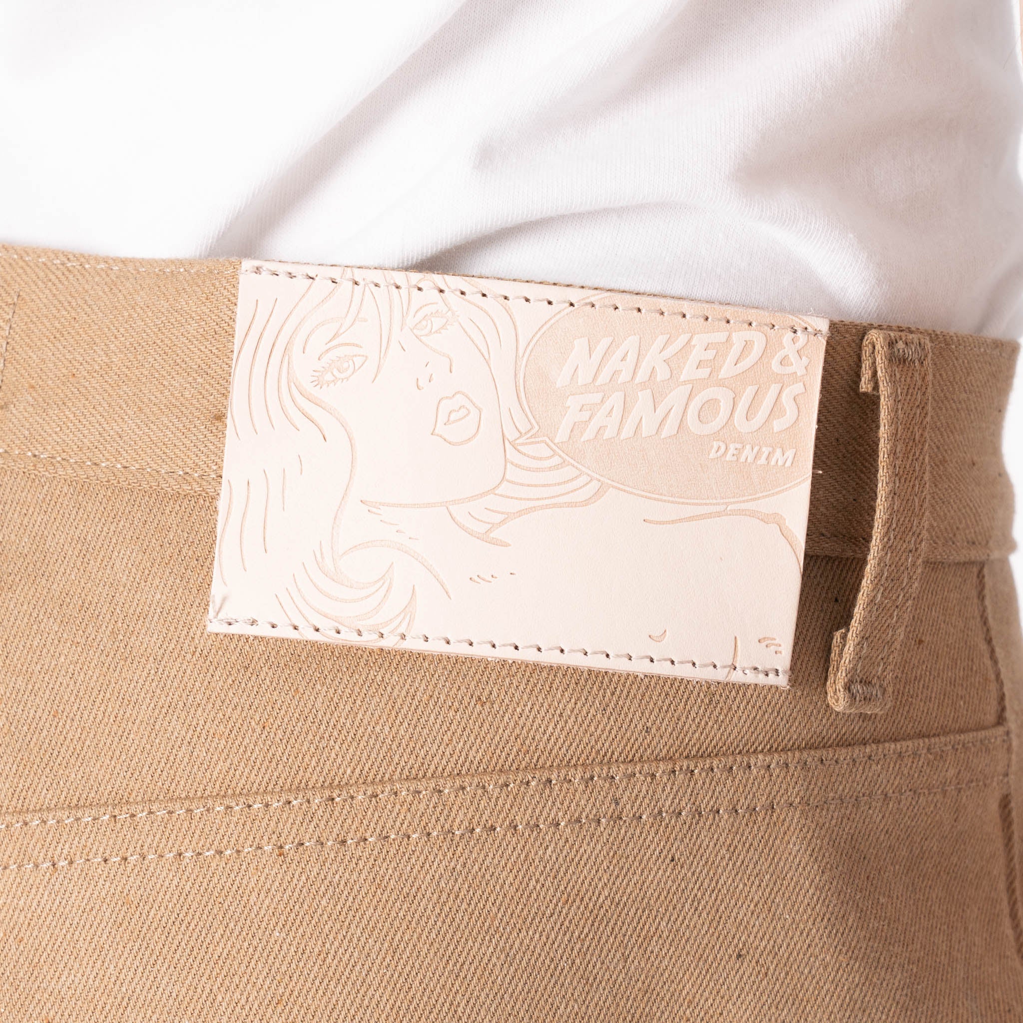 Strong Guy - Brown Fox Selvedge - Brown by Naked & Famous Denim