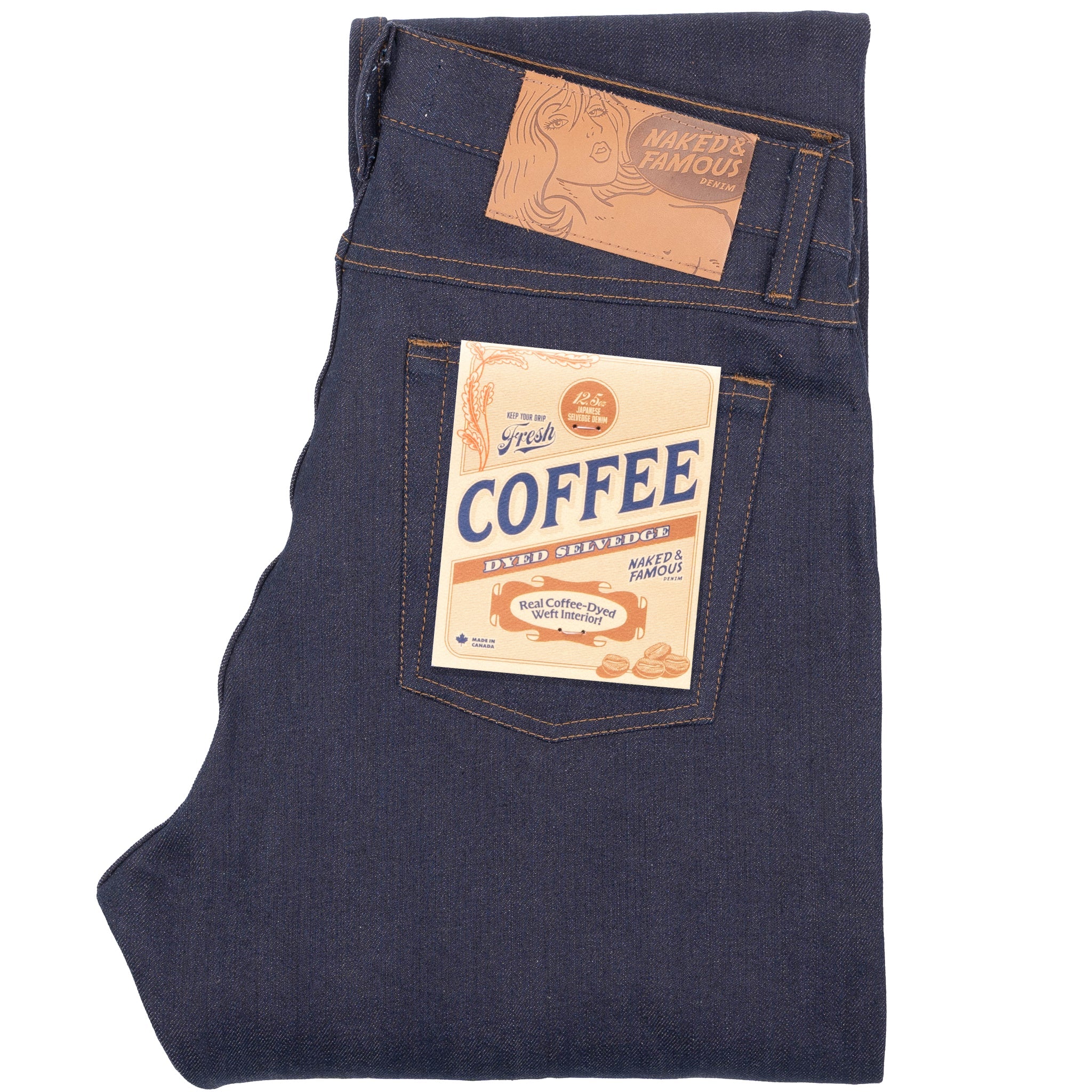 True Guy - Coffee Dye Selvedge - Indigo by Naked & Famous Denim