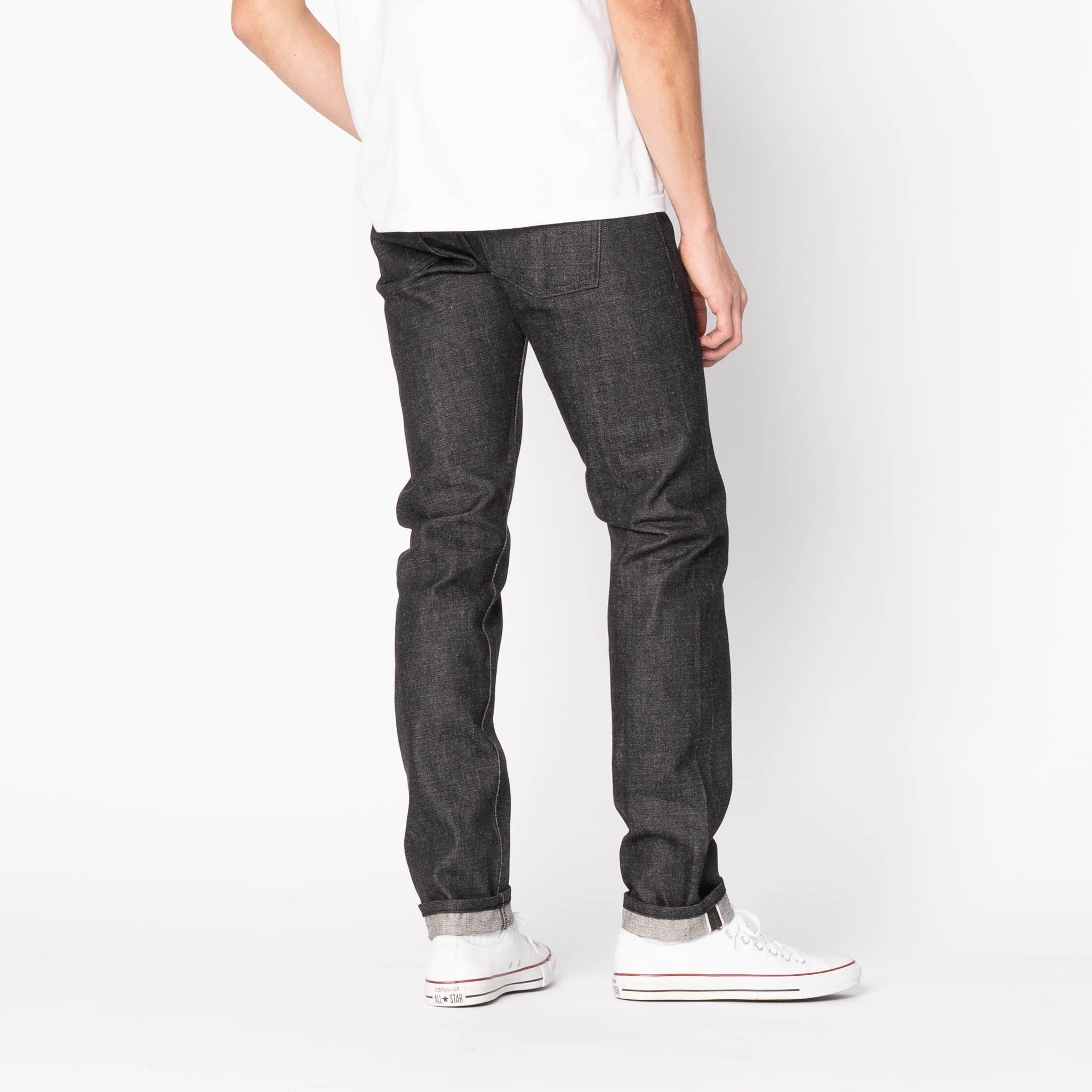 Super Guy - Yatagarasu Selvedge - Black by Naked & Famous Denim