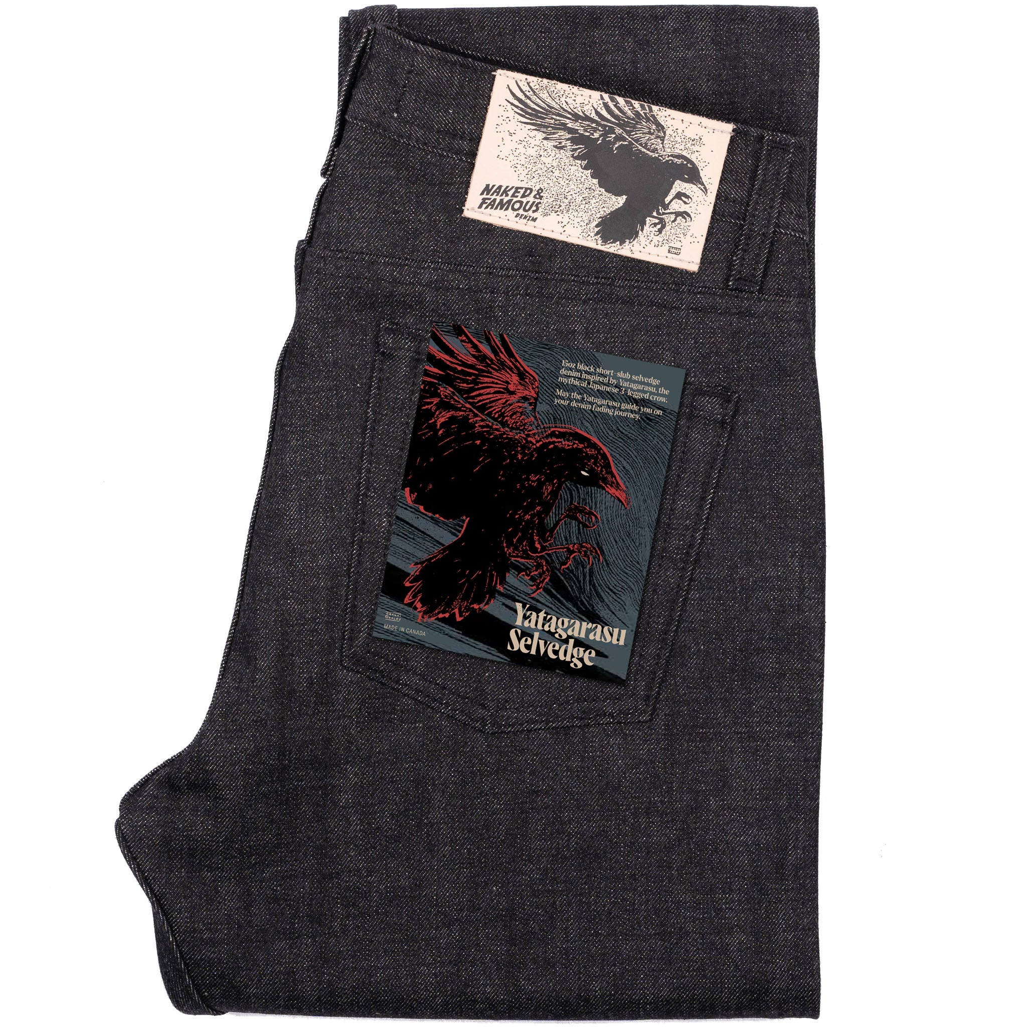 Weird Guy - Yatagarasu Selvedge - Black by Naked & Famous Denim