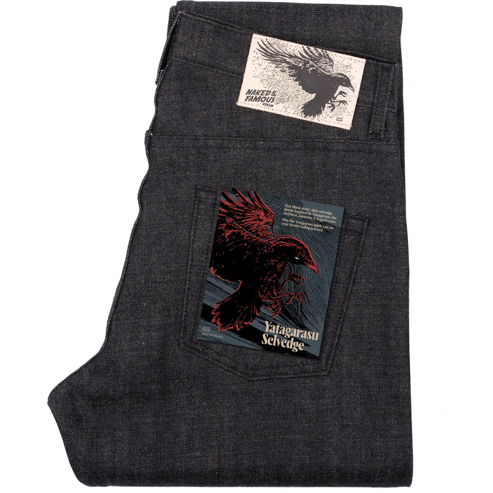 Easy Guy - Yatagarasu Selvedge - Black by Naked & Famous Denim