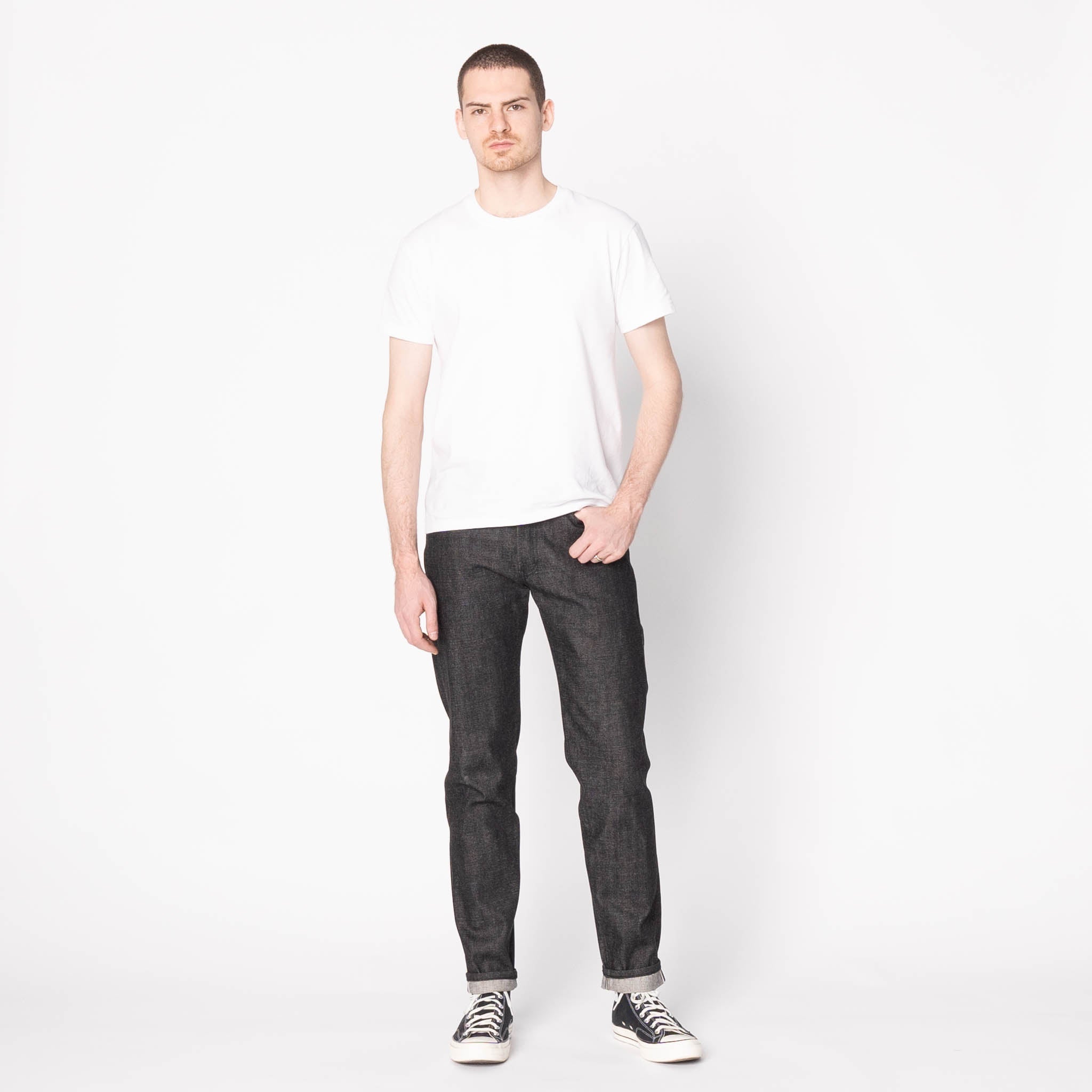 Easy Guy - Yatagarasu Selvedge - Black by Naked & Famous Denim