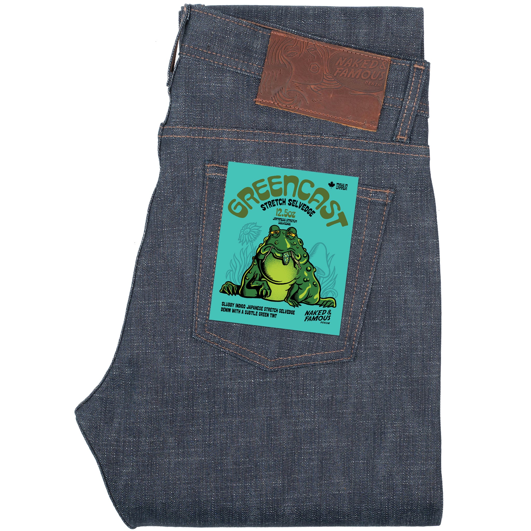 Weird Guy - Greencast Stretch Selvedge by Naked & Famous Denim