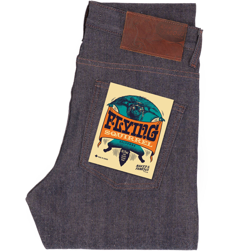 Super Guy - Flying Squirrel Selvedge - Indigo by Naked & Famous Denim