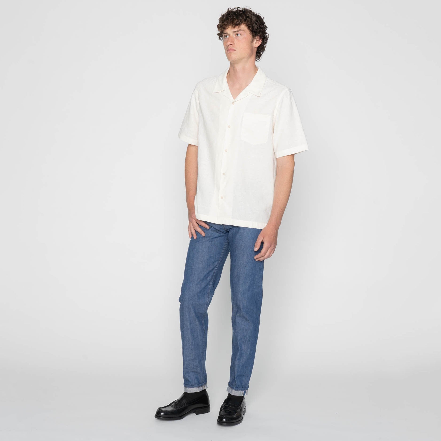 Easy Guy - The Cat’s Pyjamas Selvedge - Blue by Naked & Famous Denim