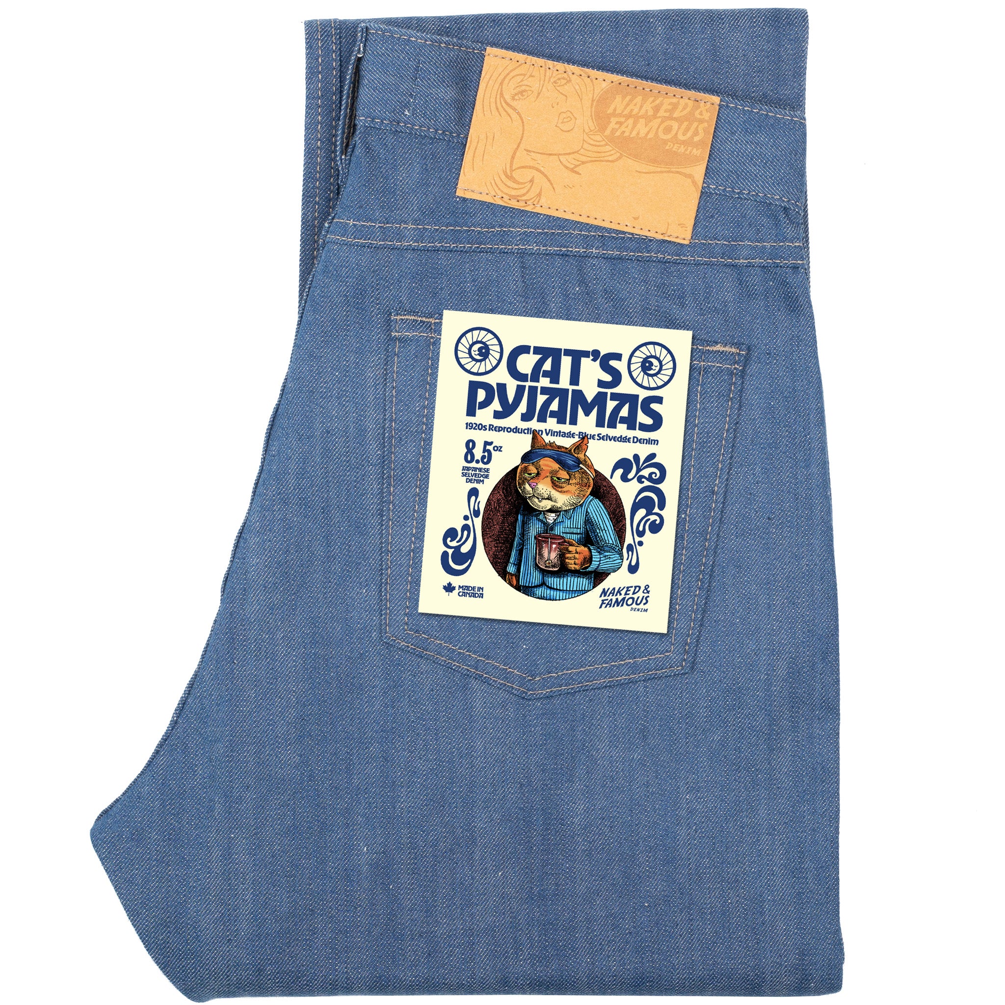 True Guy - The Cat’s Pajamas Selvedge - Blue by Naked & Famous Denim