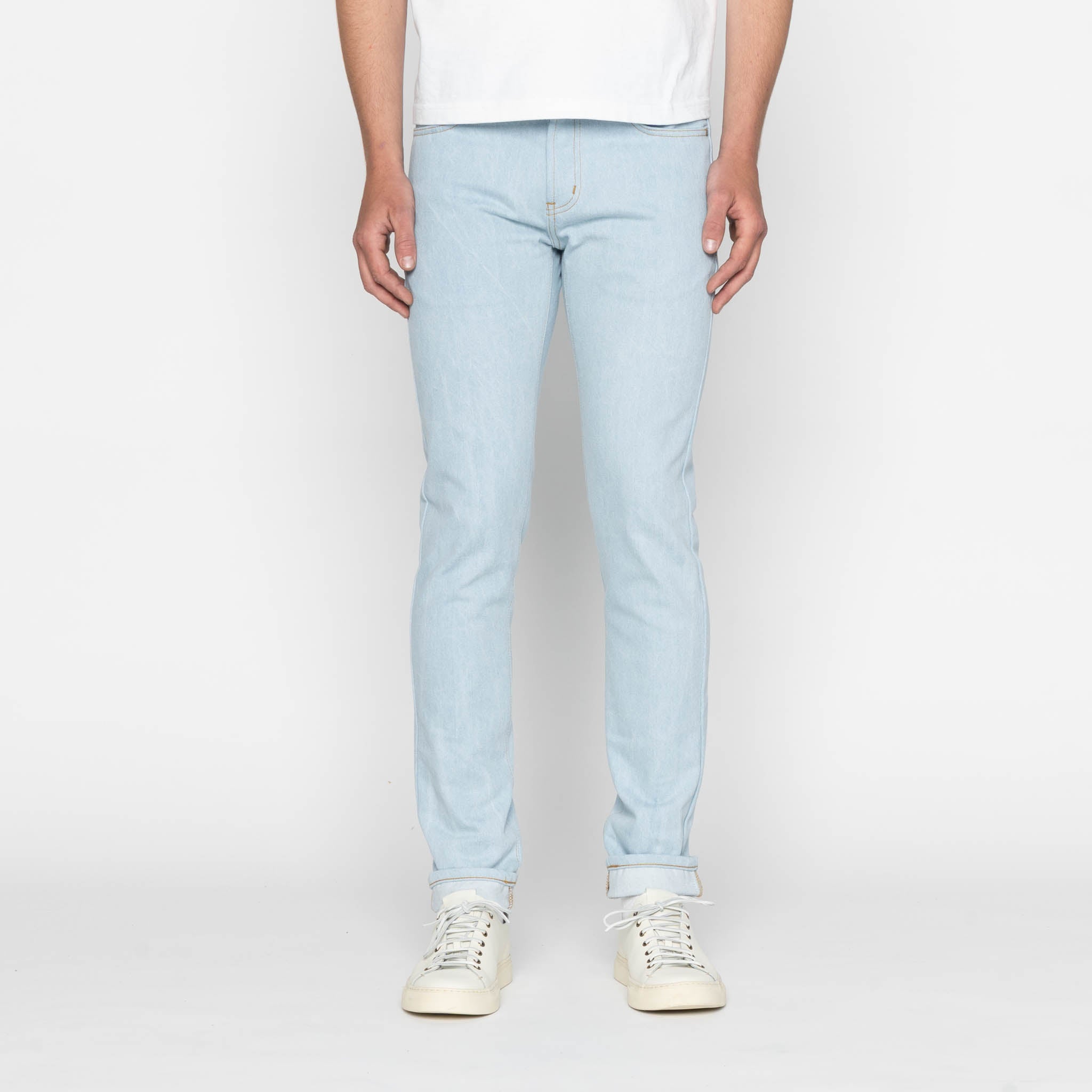 Super Guy - Secret Agent - Bleach Blue by Naked & Famous Denim