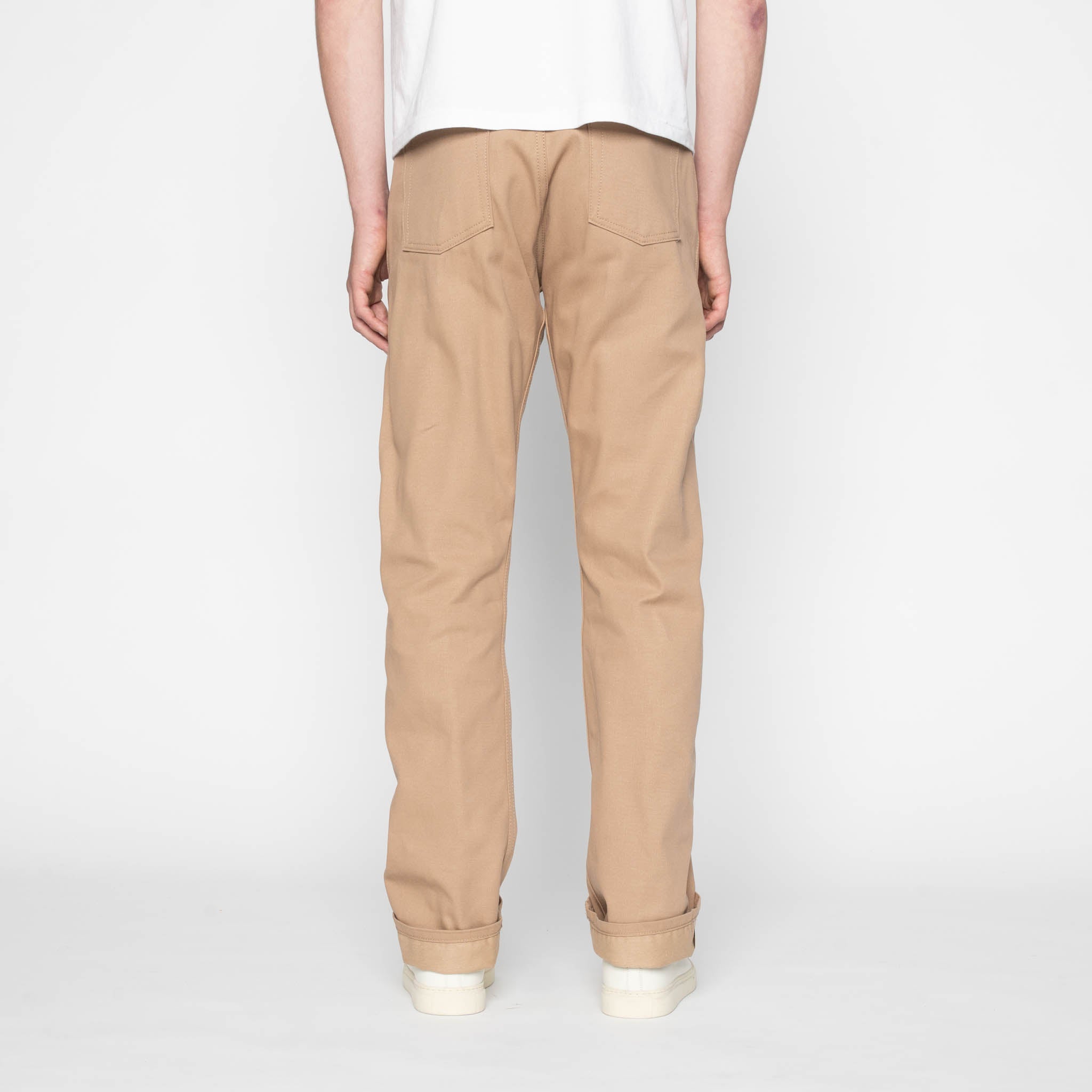 True Guy - Selvedge Slacks Beige by Naked & Famous Denim