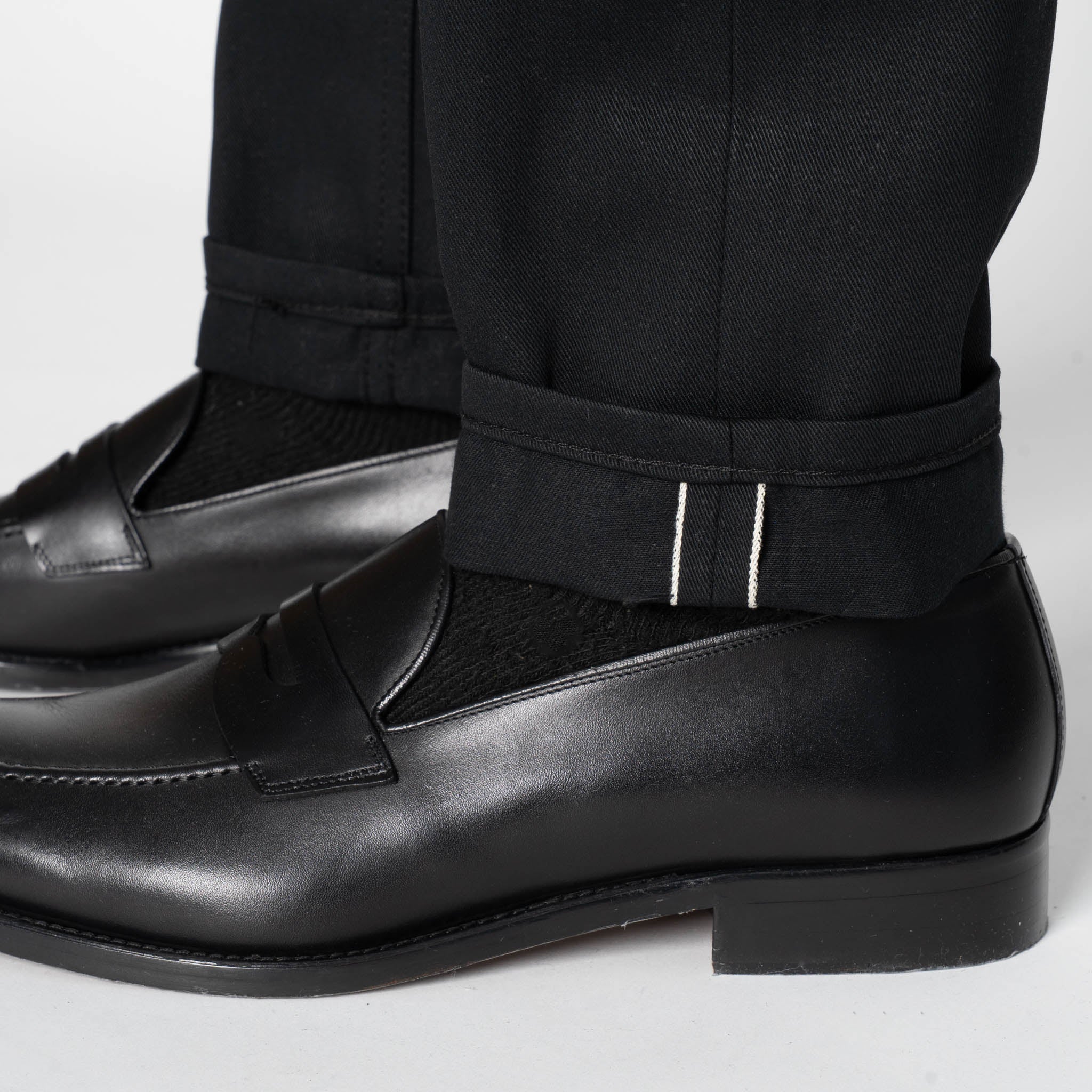 Easy Guy - Selvedge Slacks Black by Naked & Famous Denim