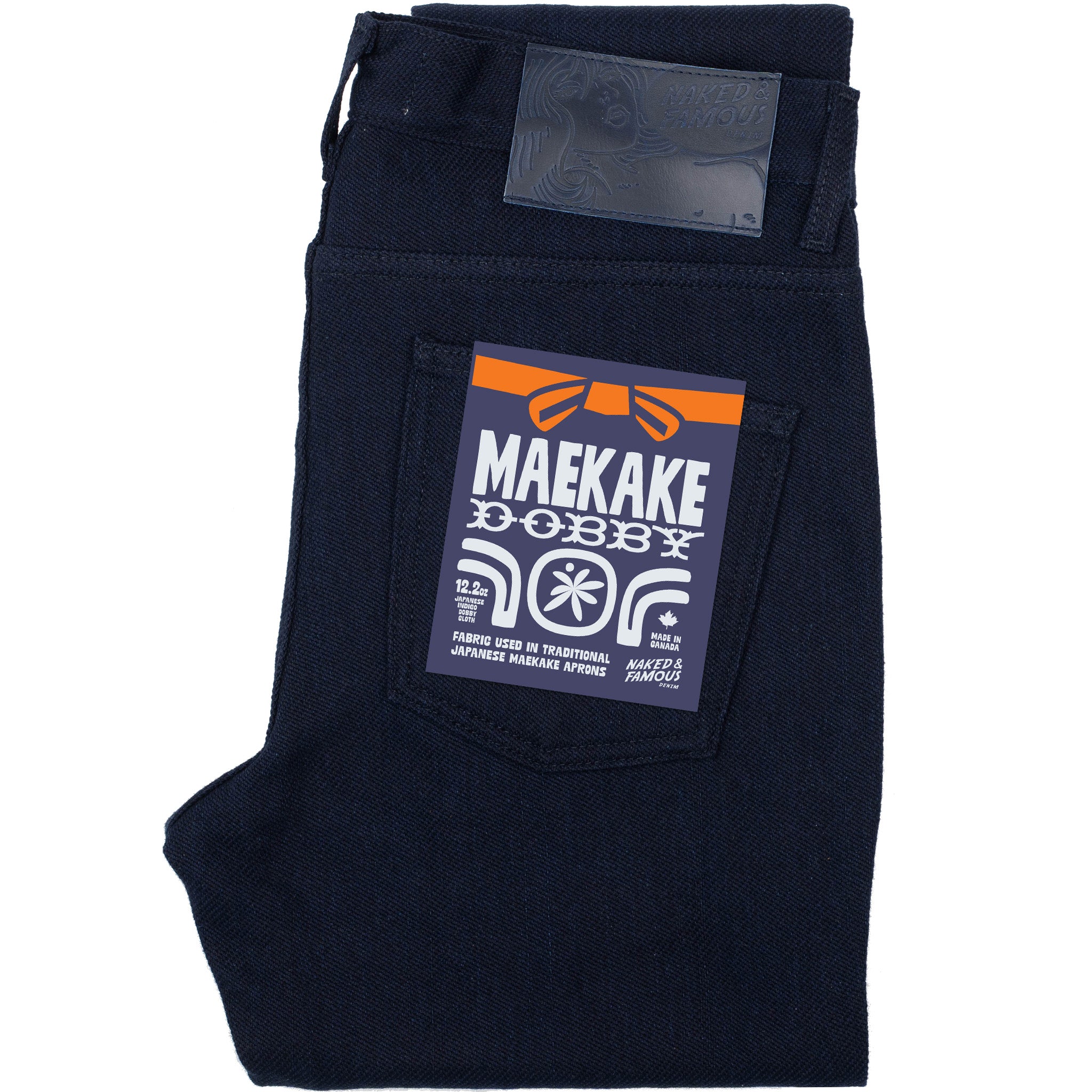 Super Guy - Maekake Dobby - Indigo by Naked & Famous Denim
