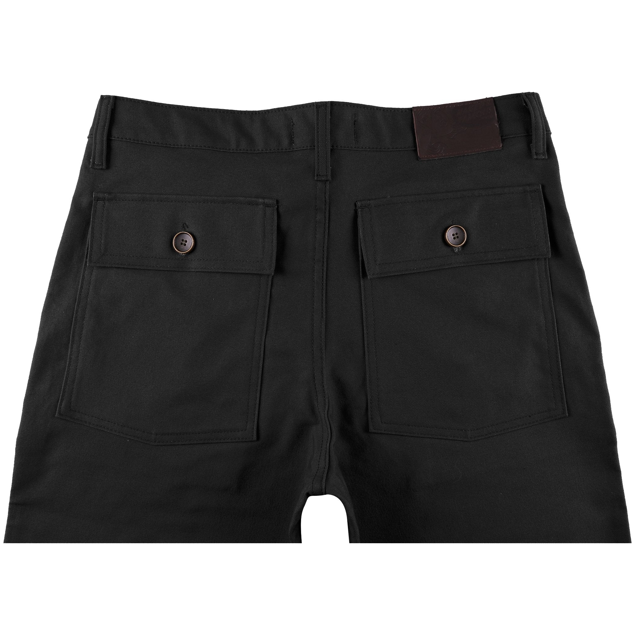 Work Pant - Black Canvas by Naked & Famous Denim